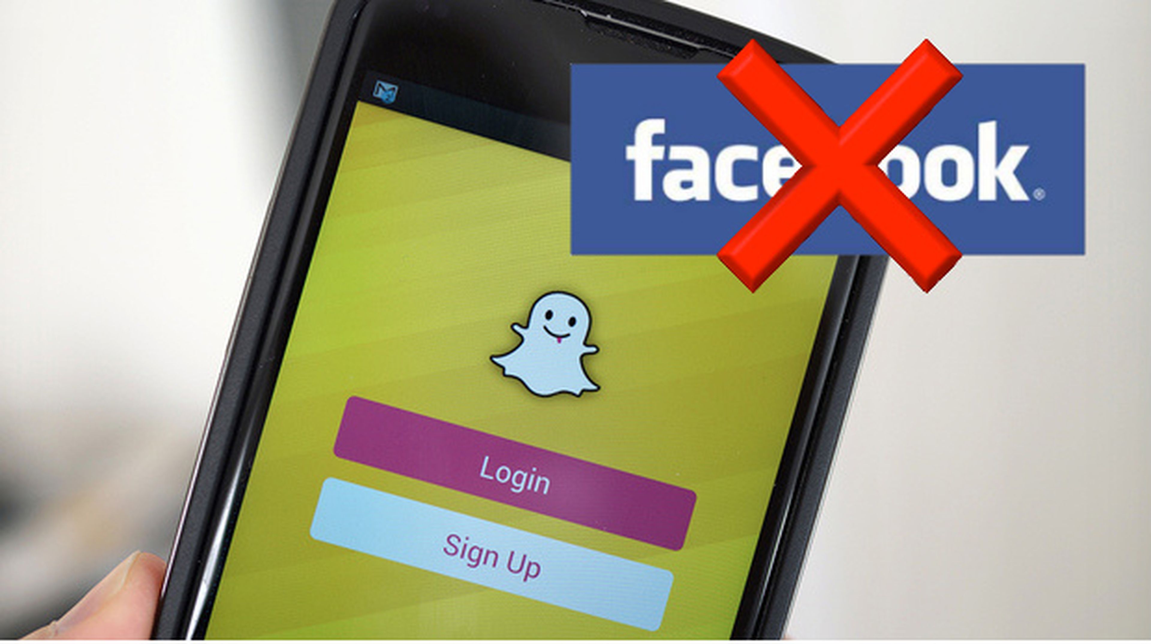 Snapchat dice 'no' a Facebook