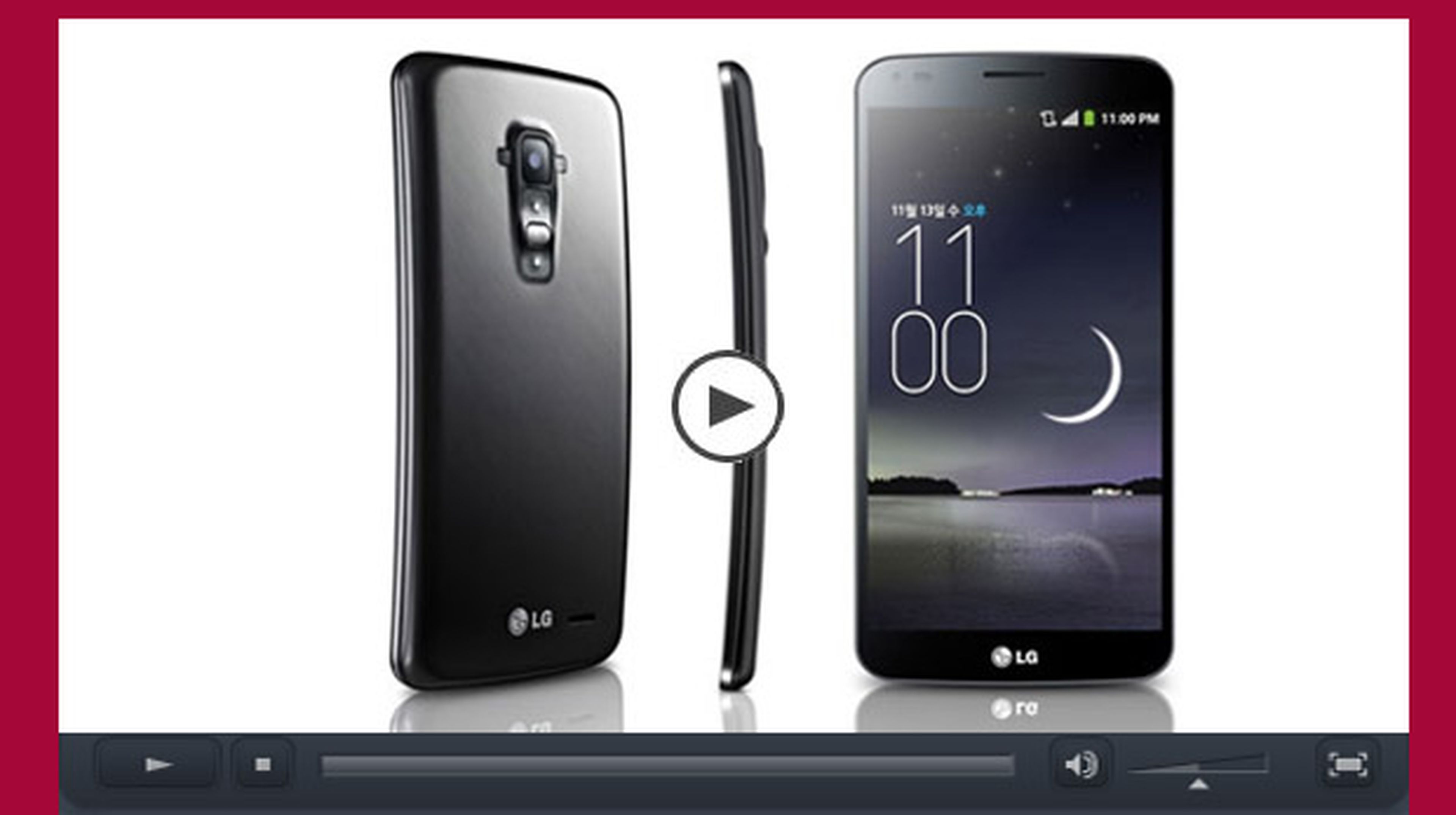 Vídeo del LG G Flex, el primer smartphone que se autorepara (vídeo)
