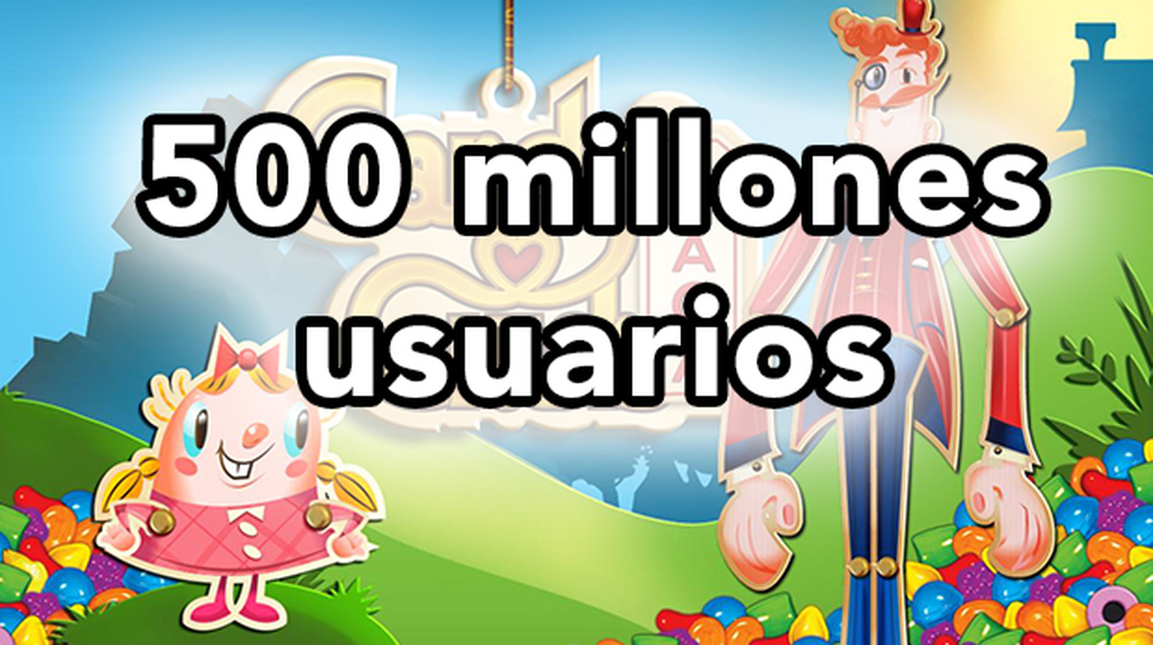 Candy Crush Saga 500 millones de usuarios