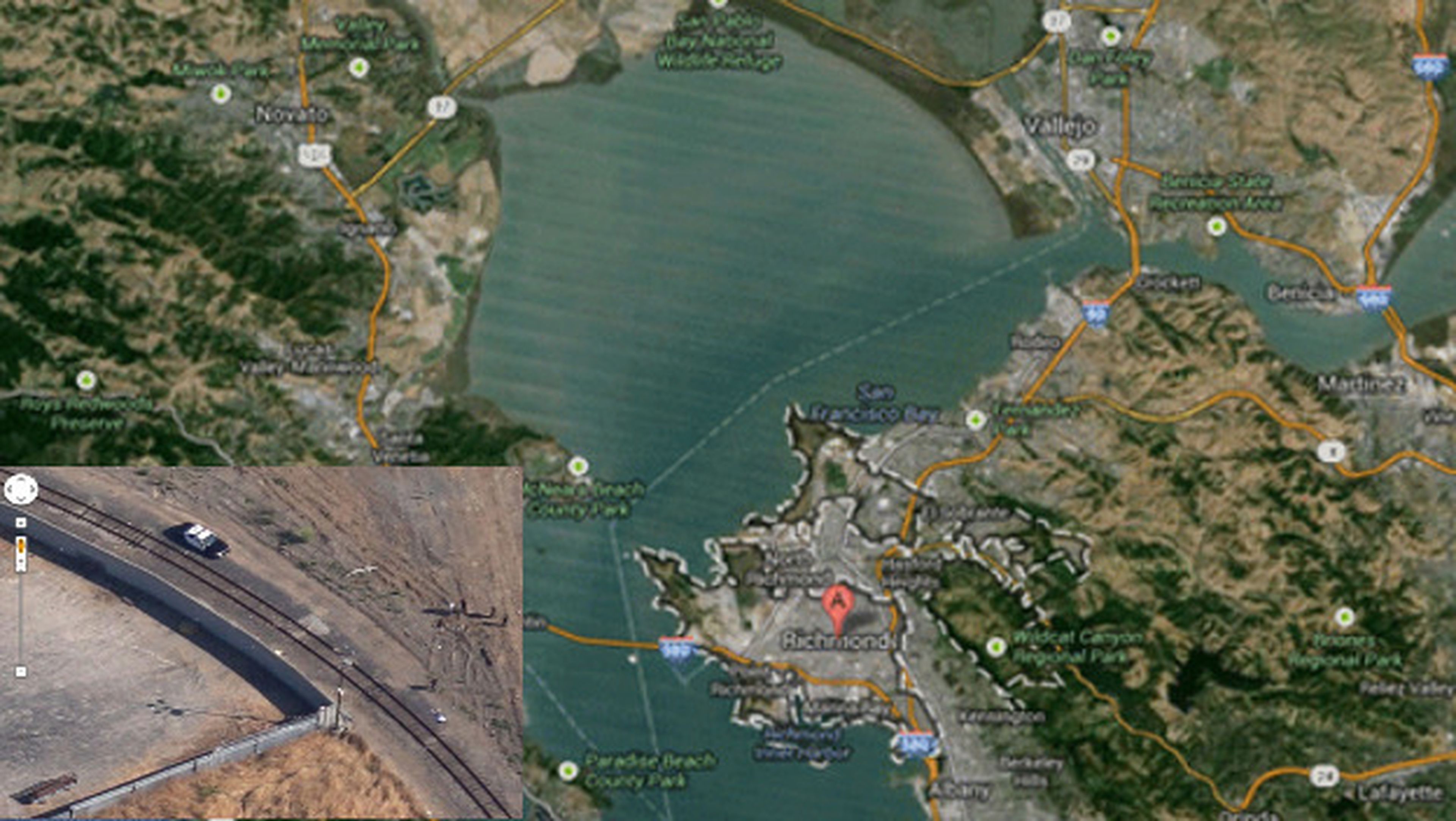 Google eliminará imagen satelital de escena del crimen