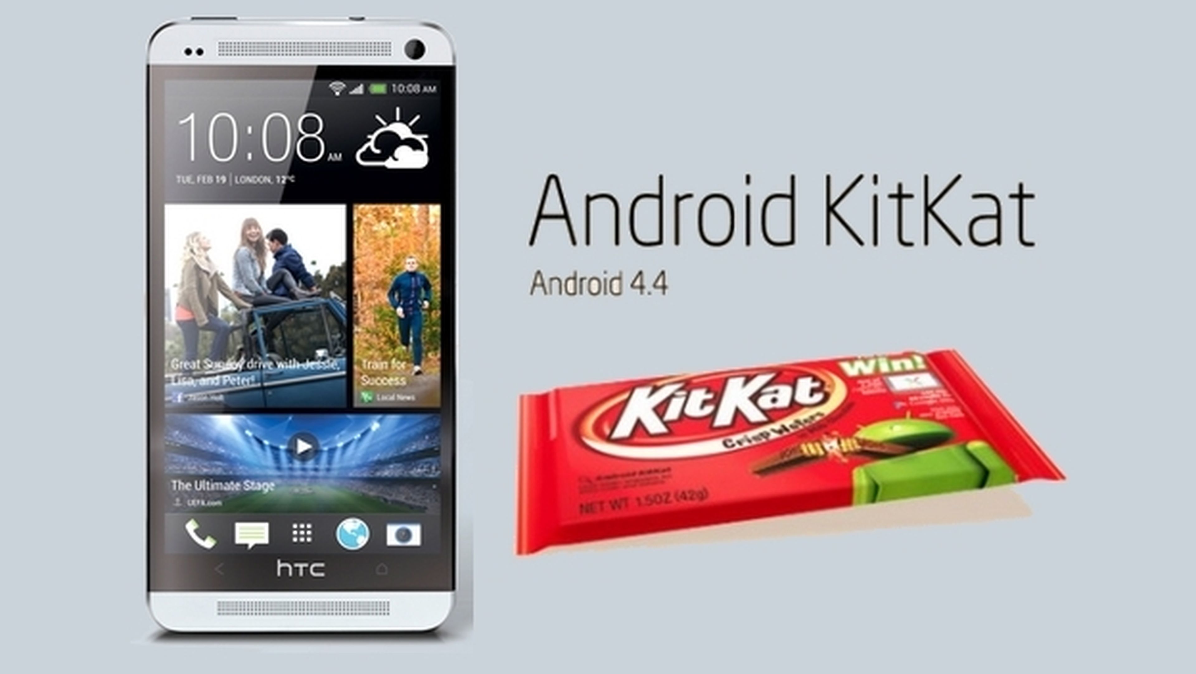 Android 4.4 KitKat ya disponible en los HTC One libres