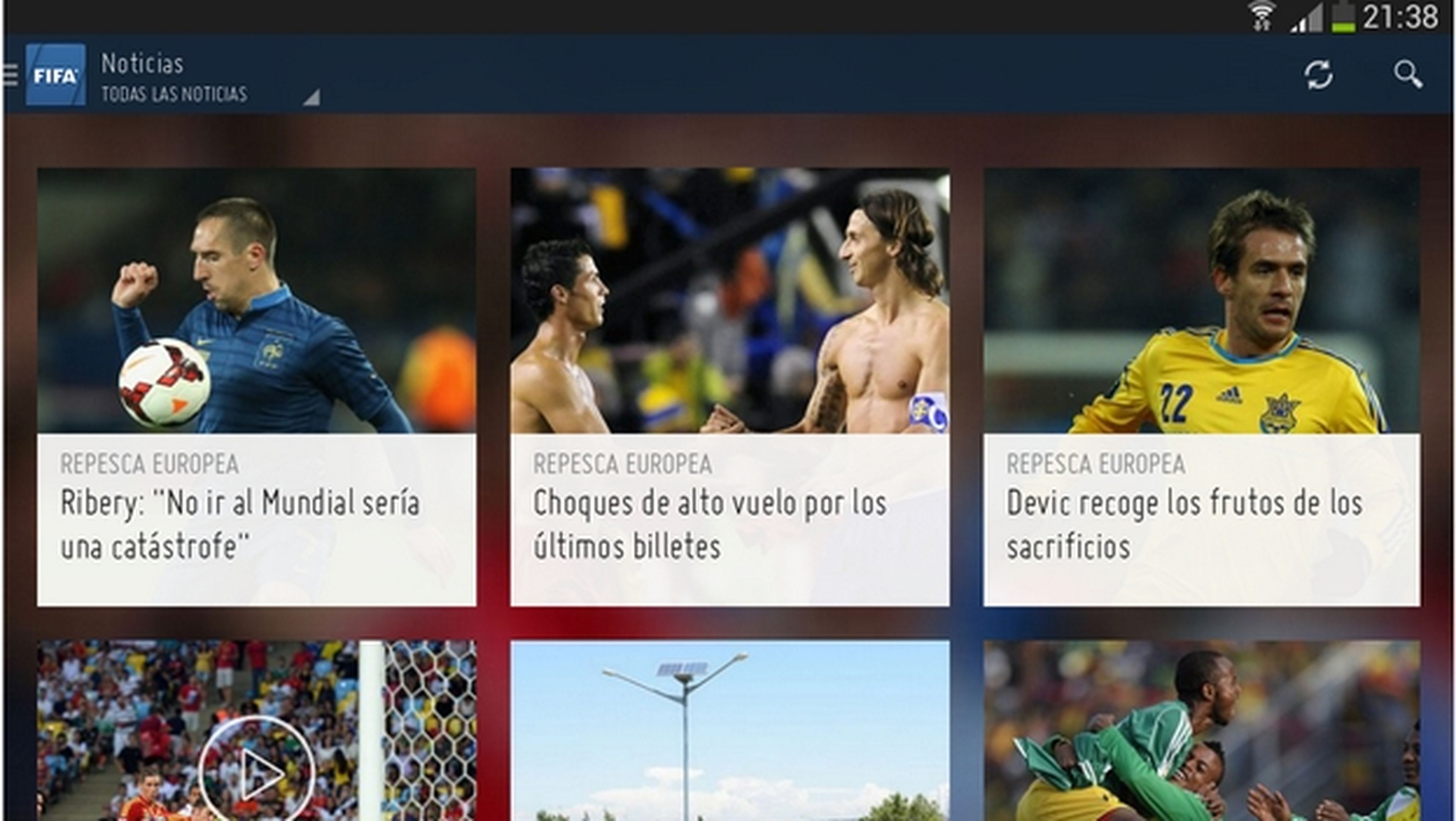 Se estrena la app oficial de la FIFA para seguir el Mundial de Fútbol Brasil 2014