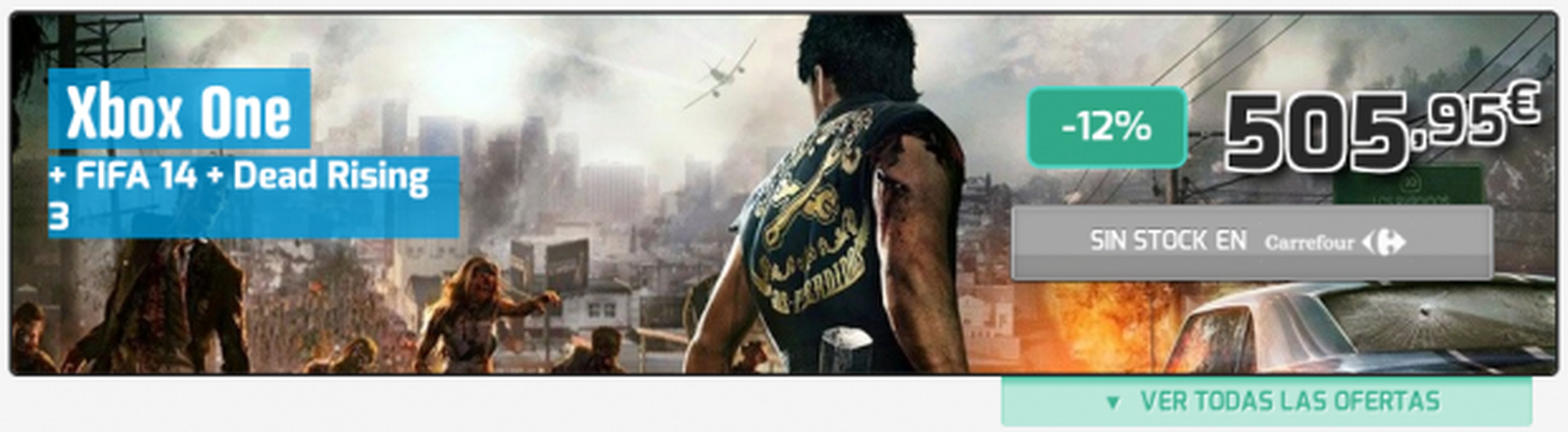 pack xbox one con fifa y dead rising 3