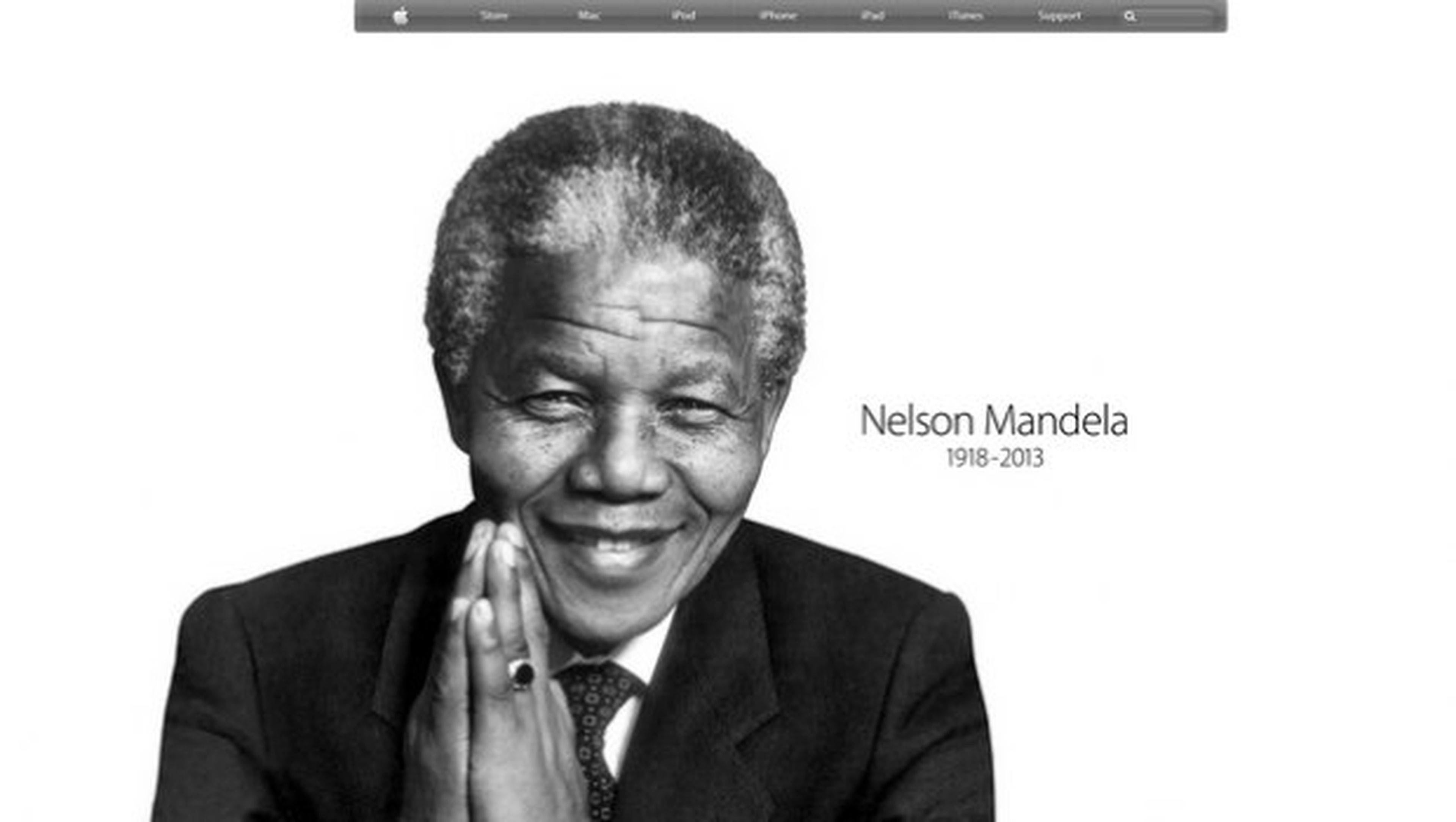 Mandela en Apple.com
