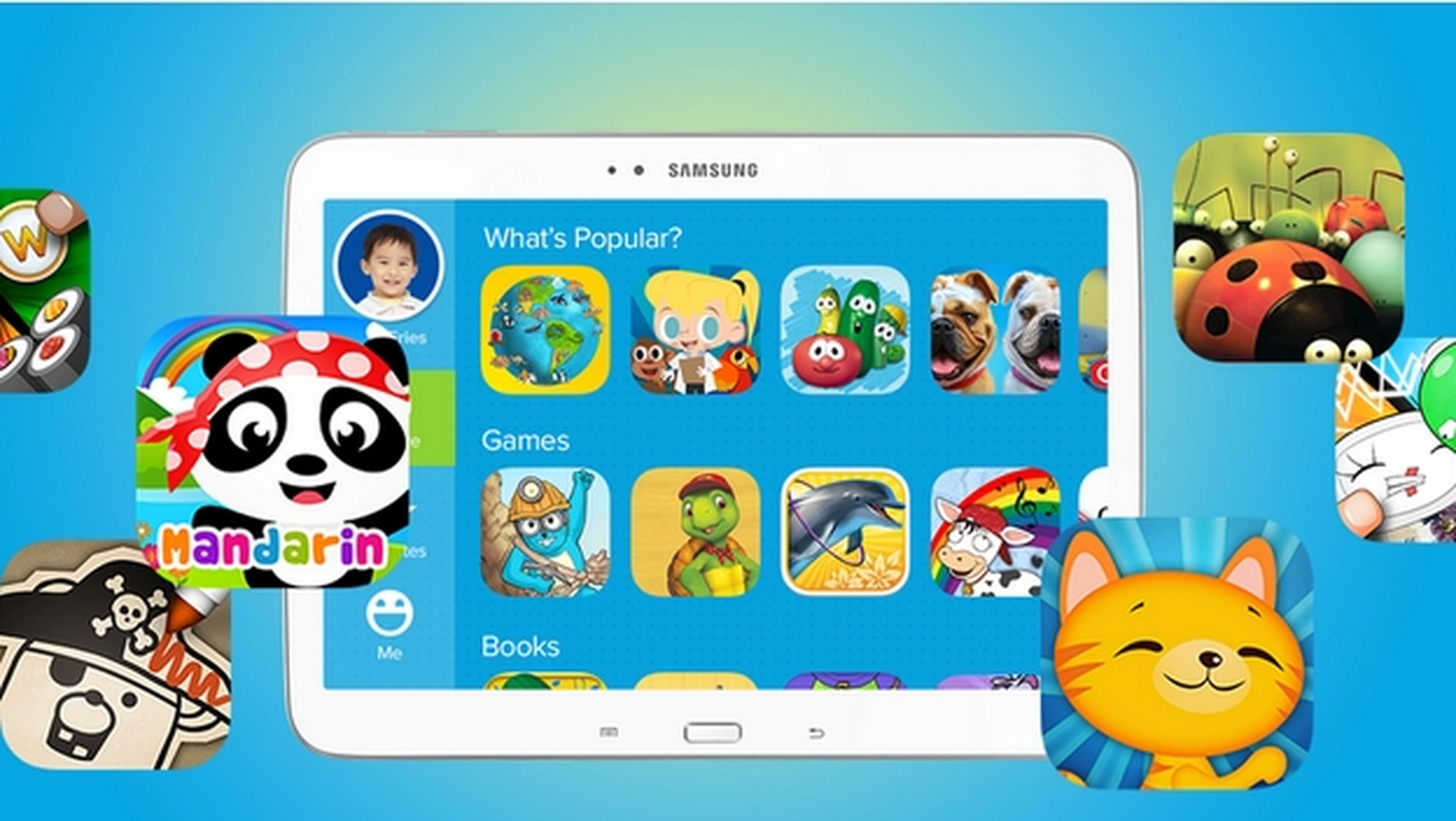 Samsung y Fingerprint anuncian una plataforma móvil de apps para niños