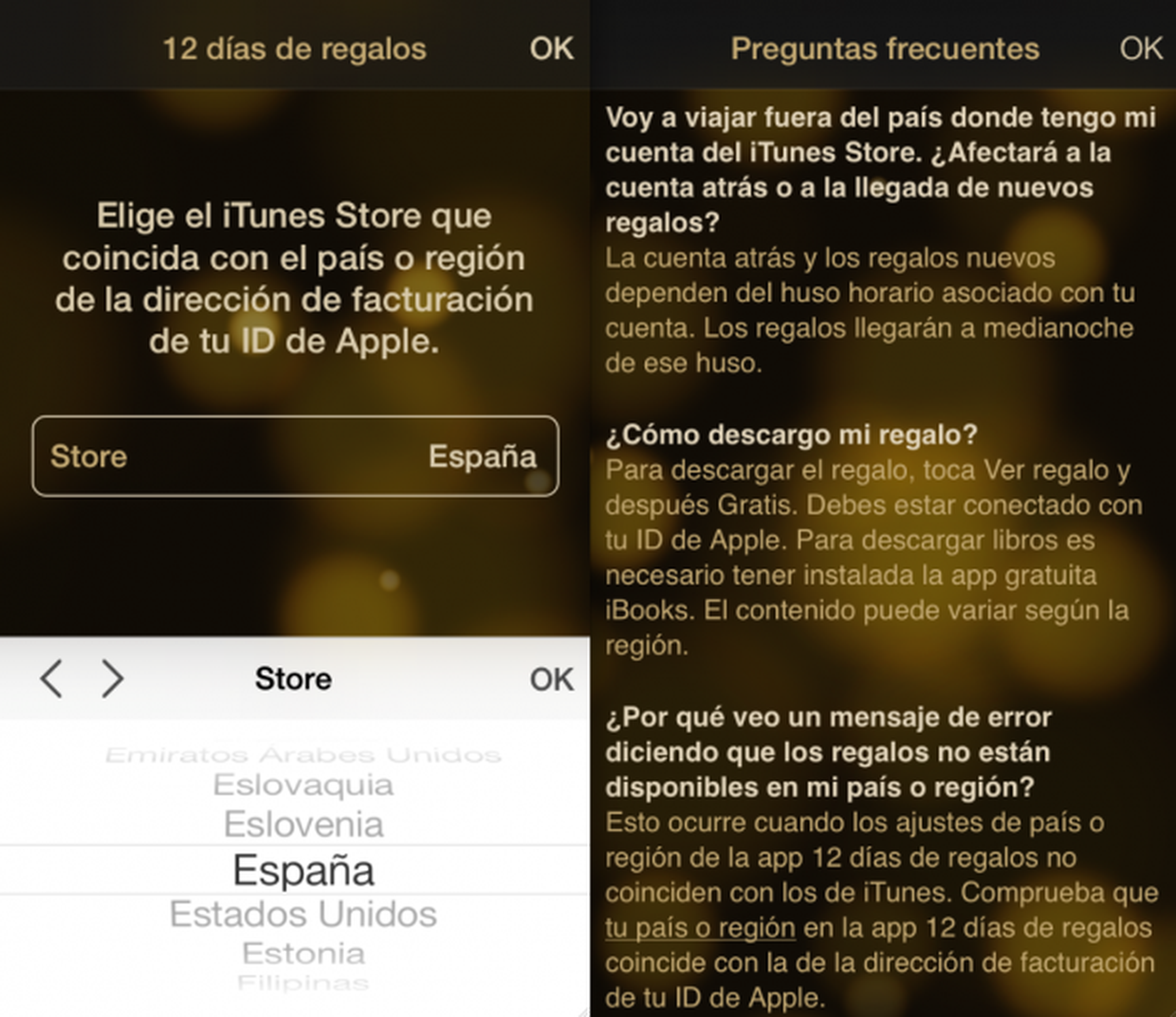 Apple lanza su aplicación "12 días de regalos"