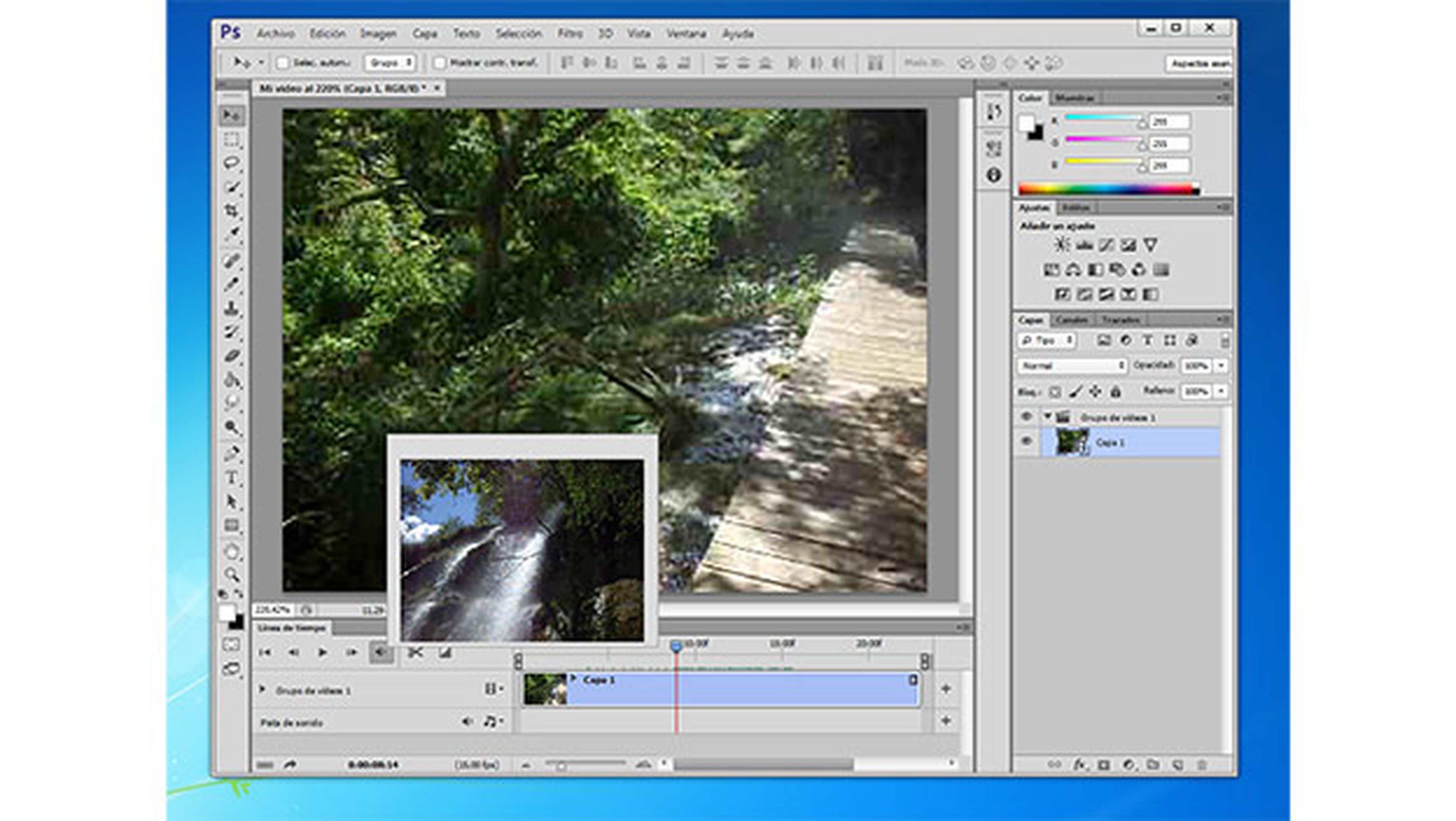 Cambia la duración de tus vídeos con Photoshop CS6