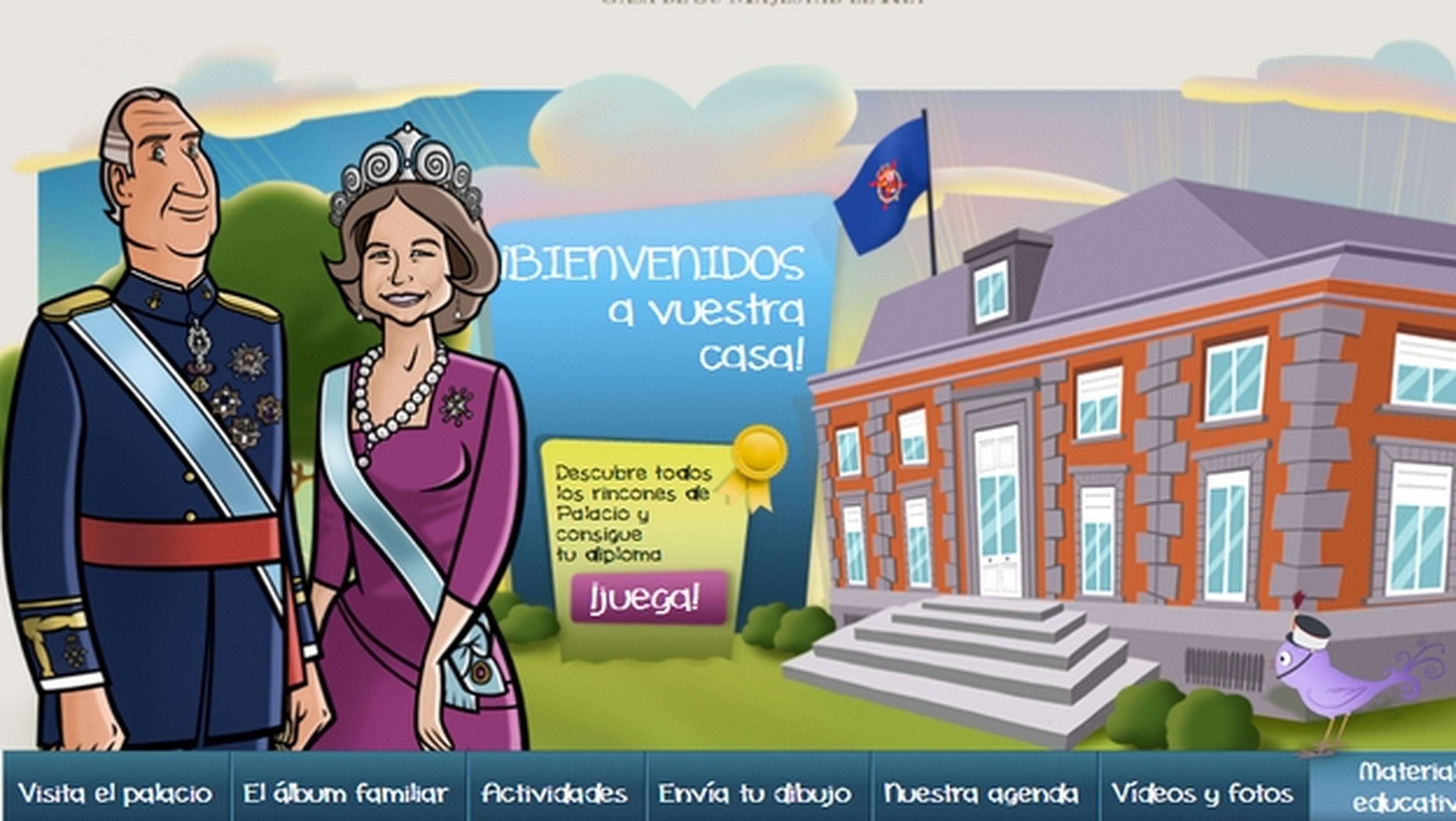 La web de la Casa Real estrena un Área Infantil con actividades para los niños