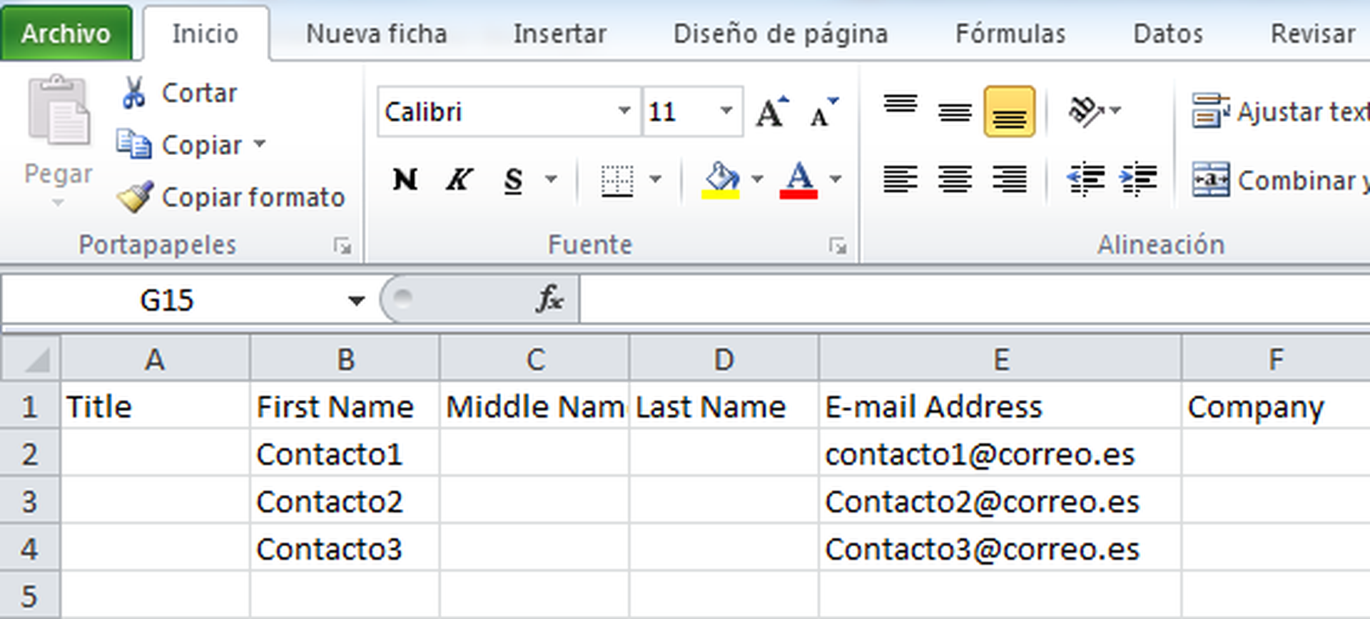 Cómo Compartir Contactos Entre Y Excel 8187