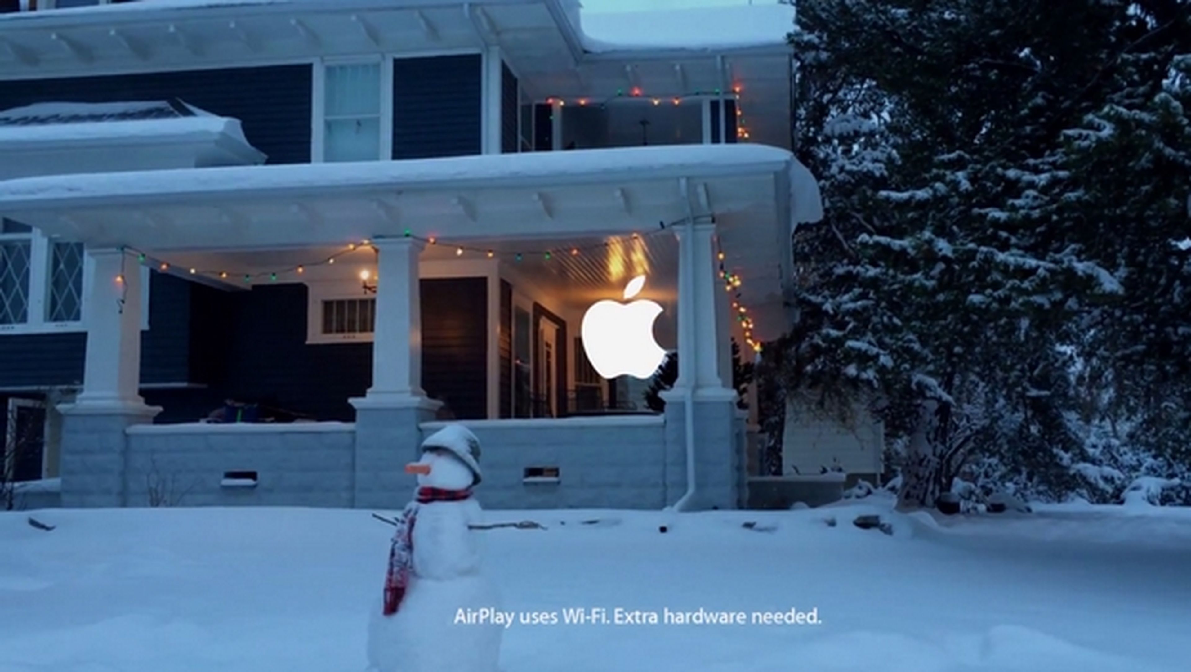 Apple estrena anuncio navideño con el iPhone 5S y AirPlay