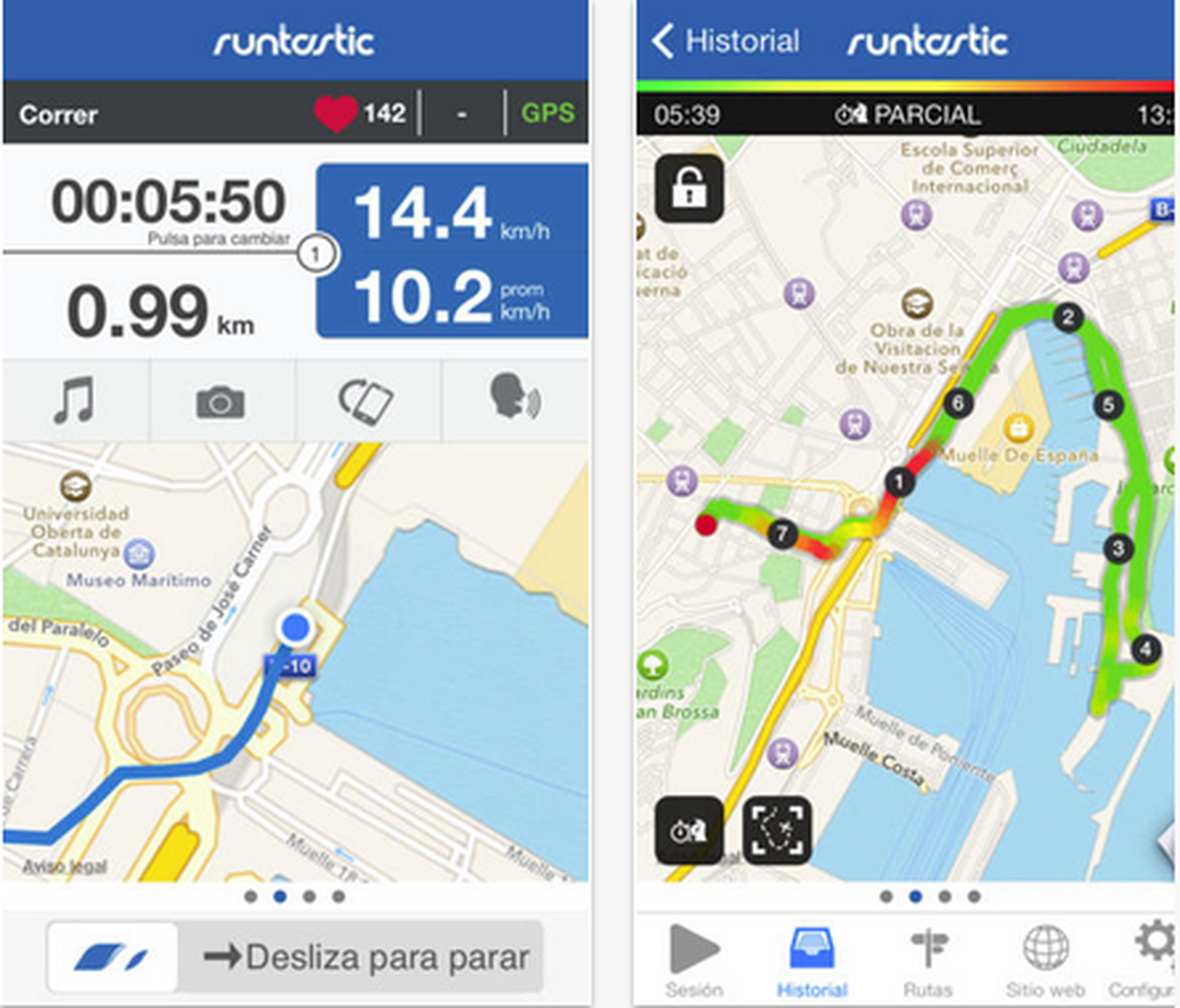 Runtastic Pro GPS Running, Caminata y Fitness iPhone