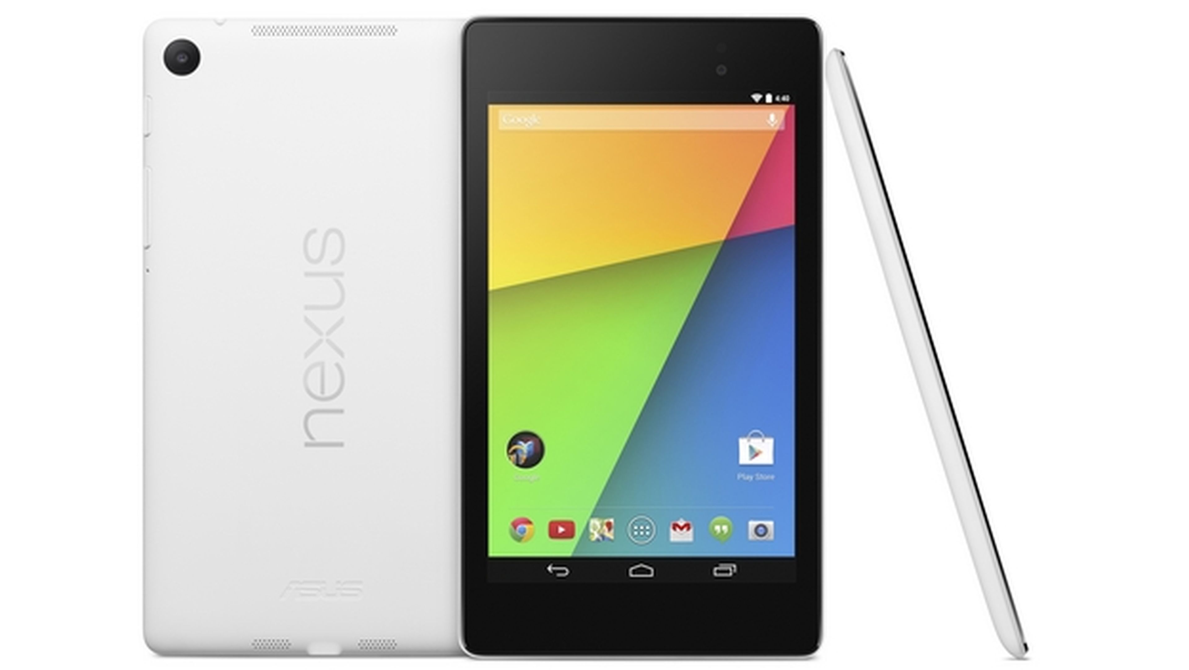Nexus 7 en color blanco, la nueva tablet de ASUS y Google