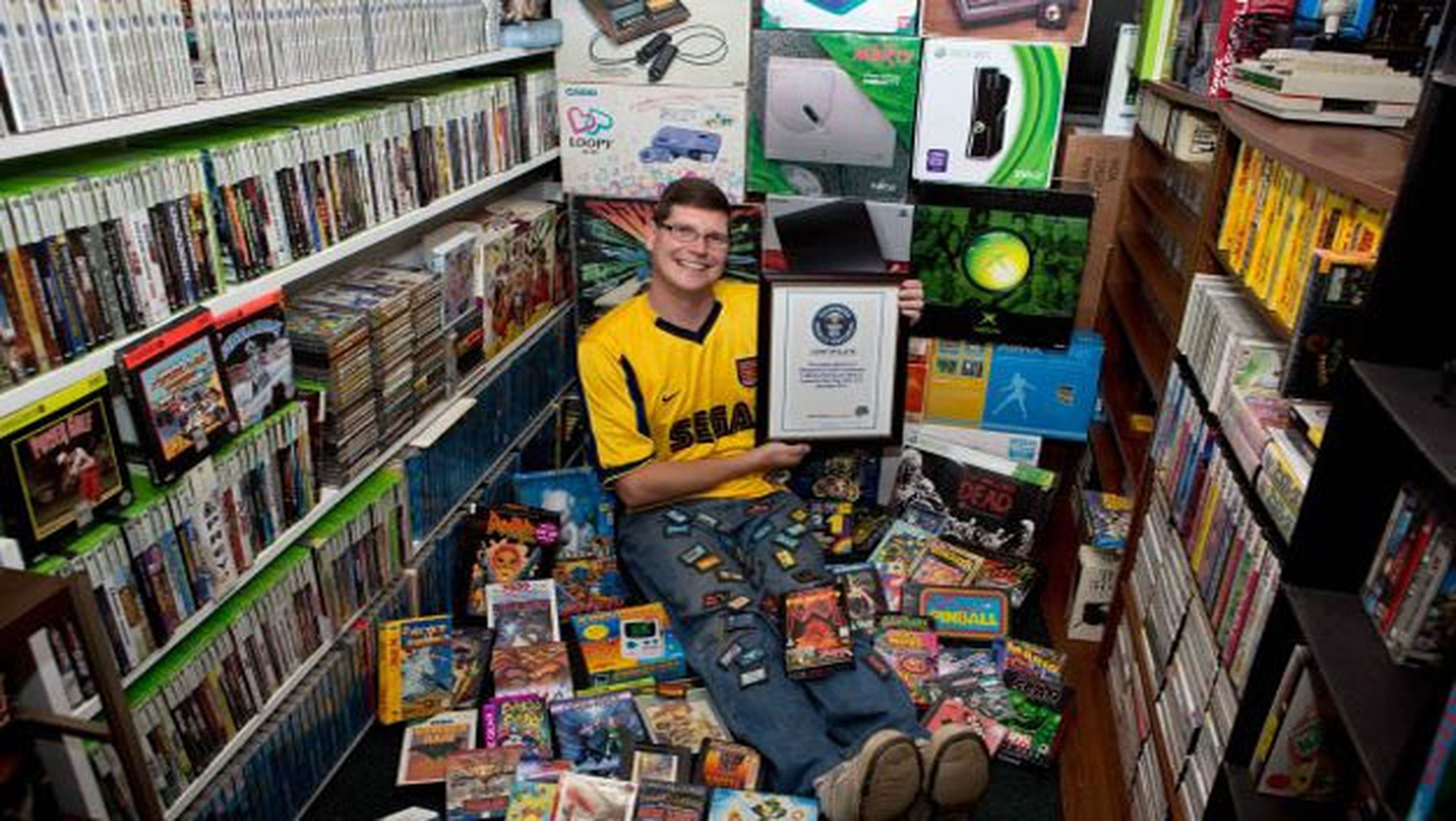 baten el record Guinness a la mayor colección de videojuegos