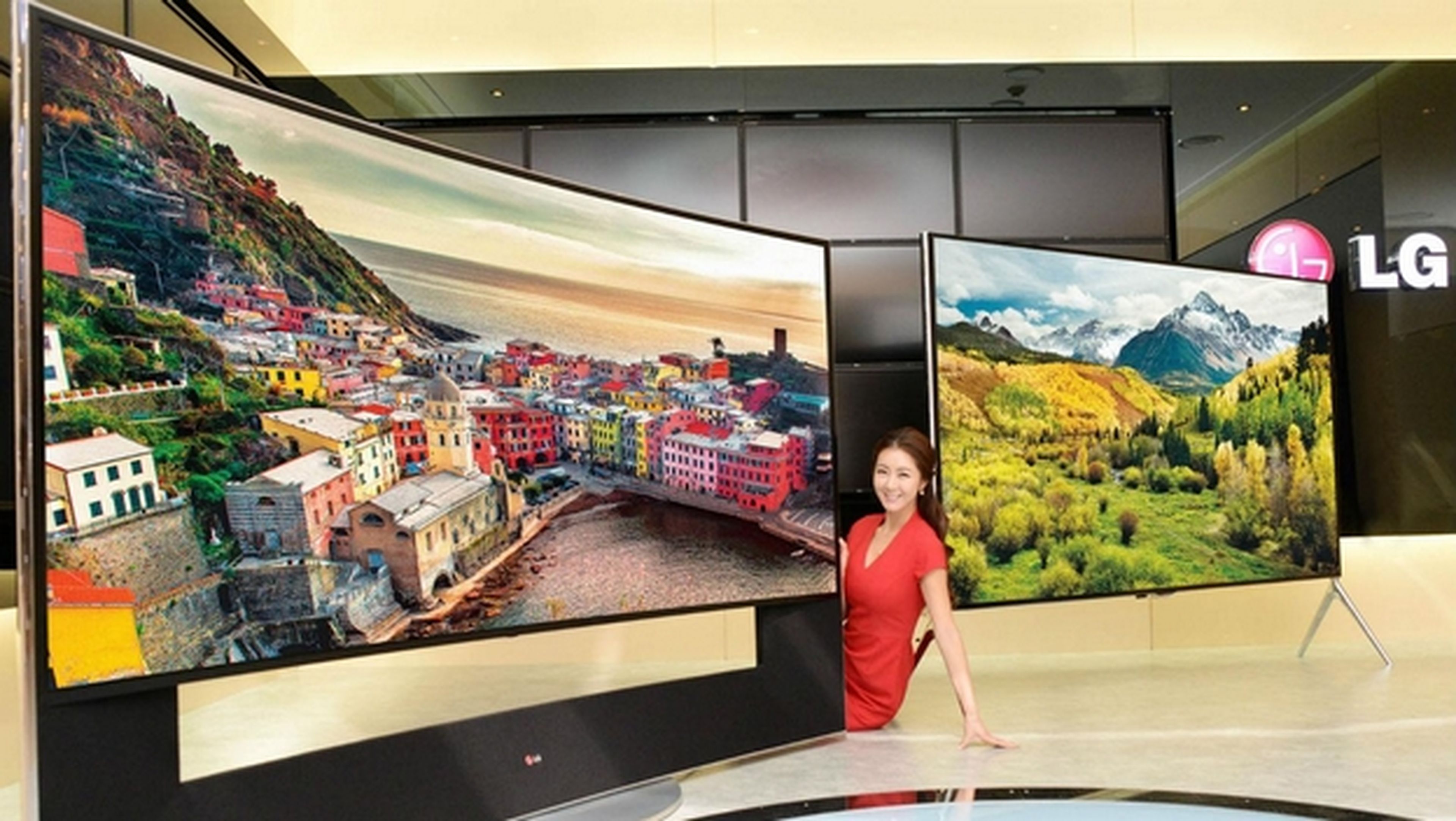 LG estrena siete nuevos televisores UltraHD o 4K en CES 2014, con pantalla curva o plana