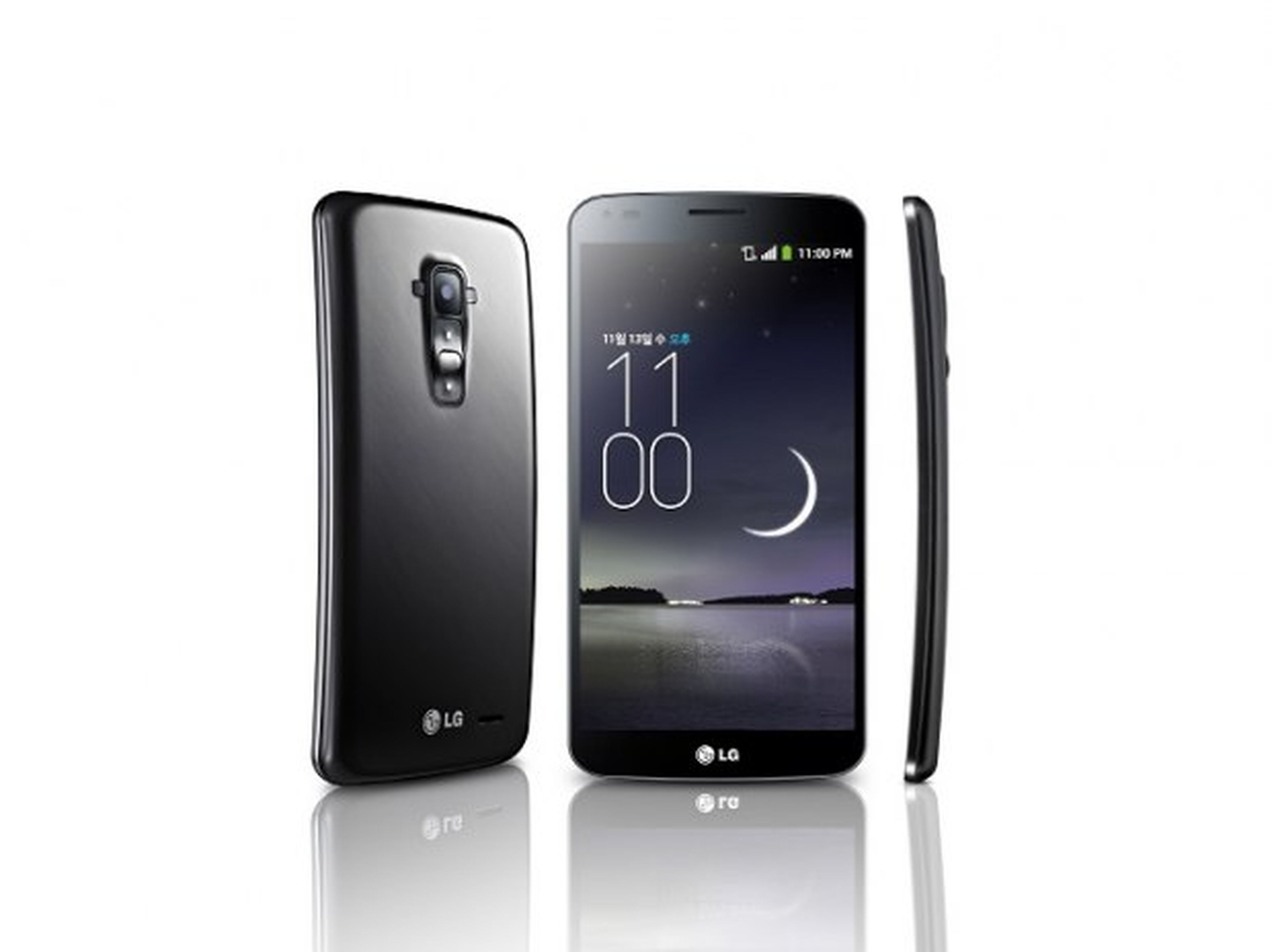 LG presenta nuevo smartphone de pantalla curva, el LG G Flex