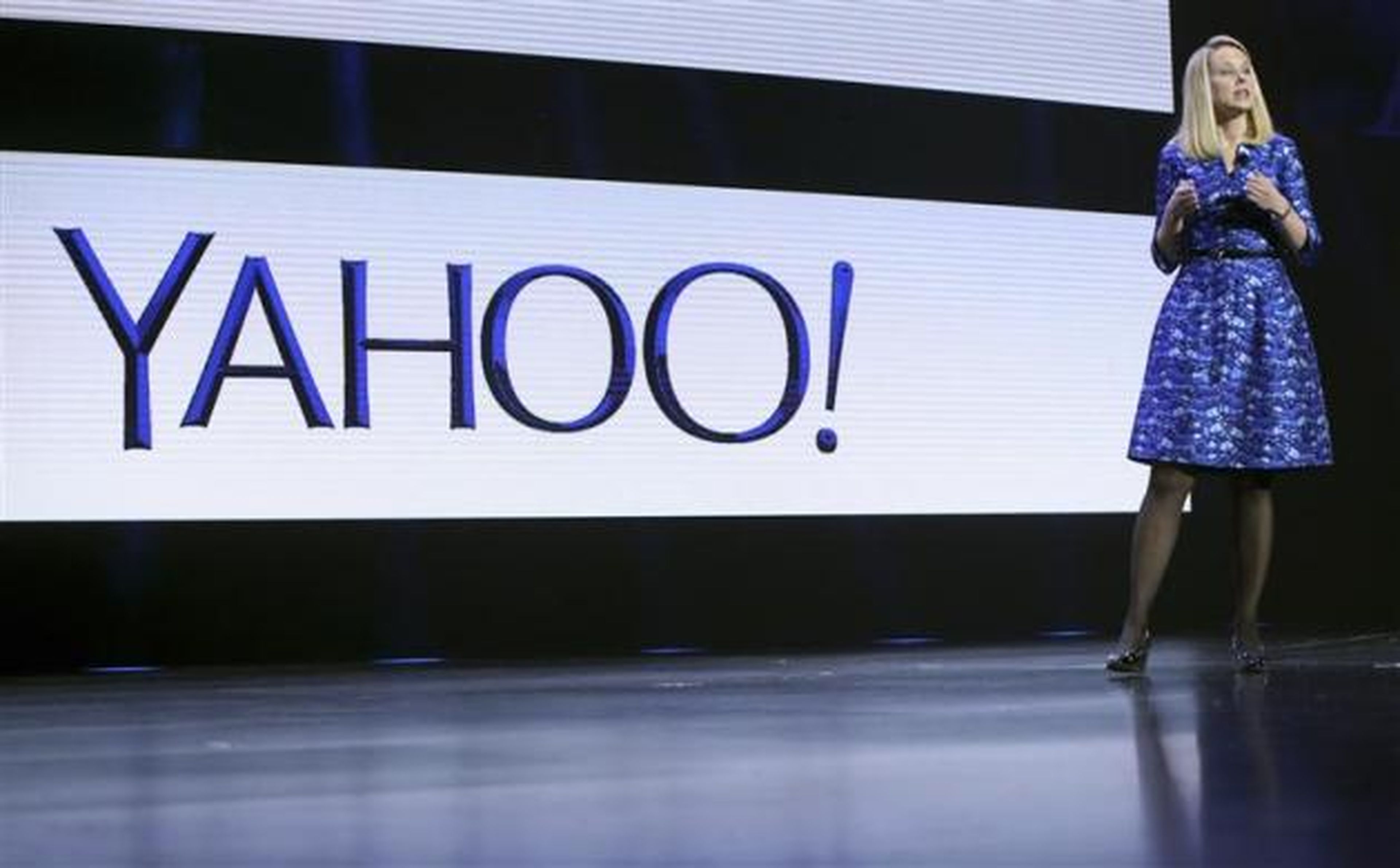 Marissa Mayer, CEO de Yahoo, en CES