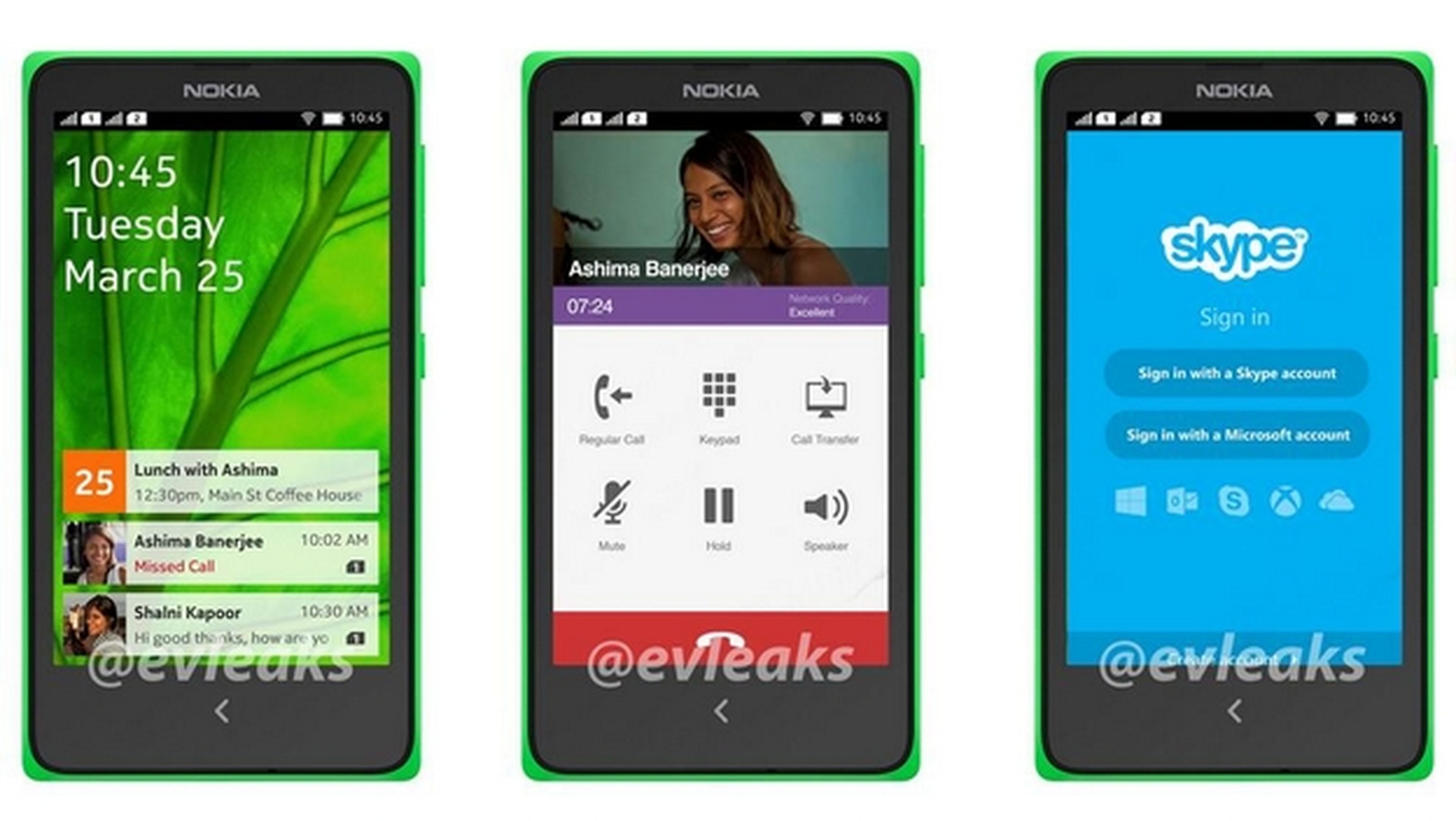 Primera imagen de la interfaz del Nokia Normandy, el primer smartphone Nokia con Android