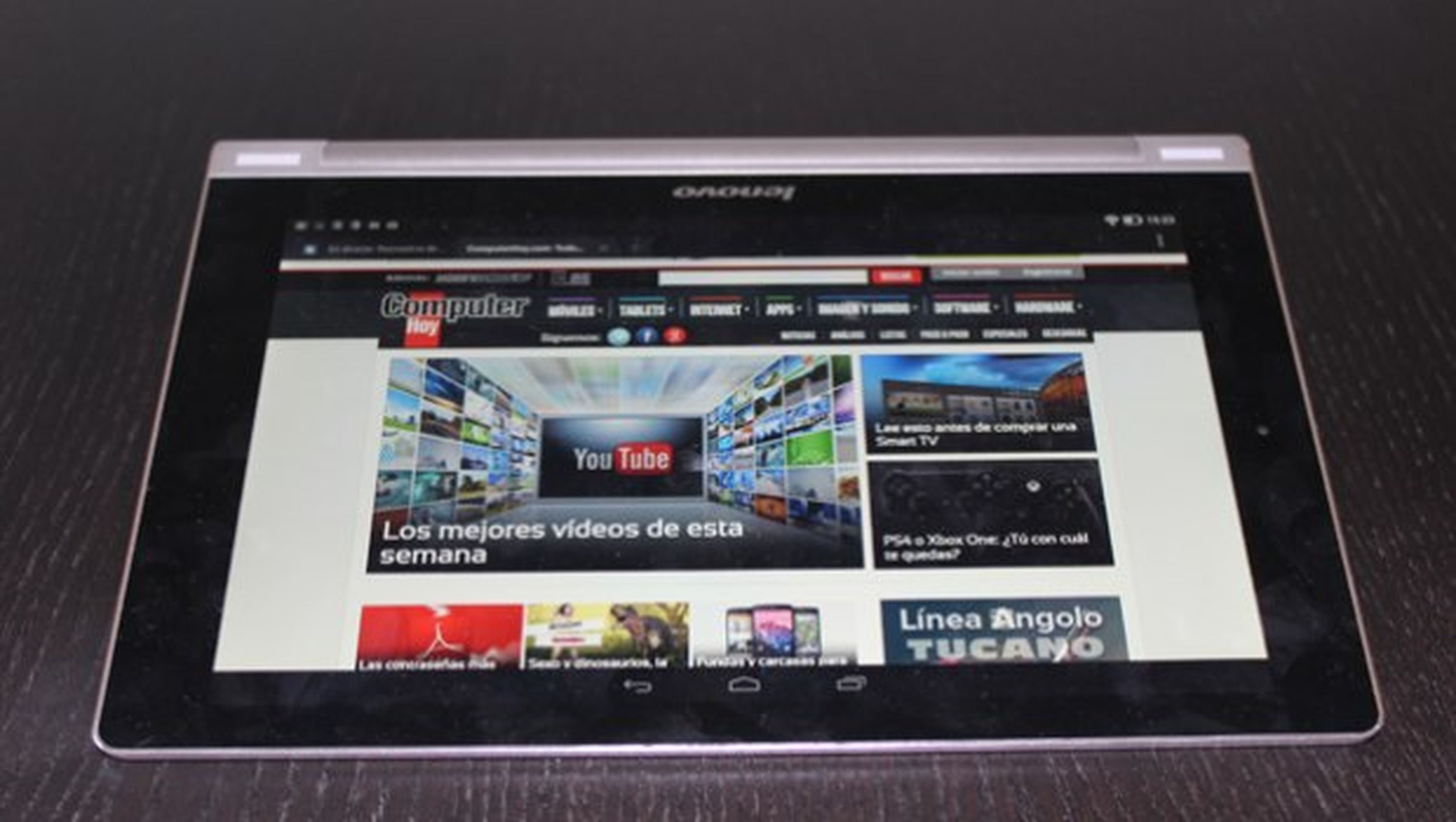 Lenovo Yoga Tablet pantalla