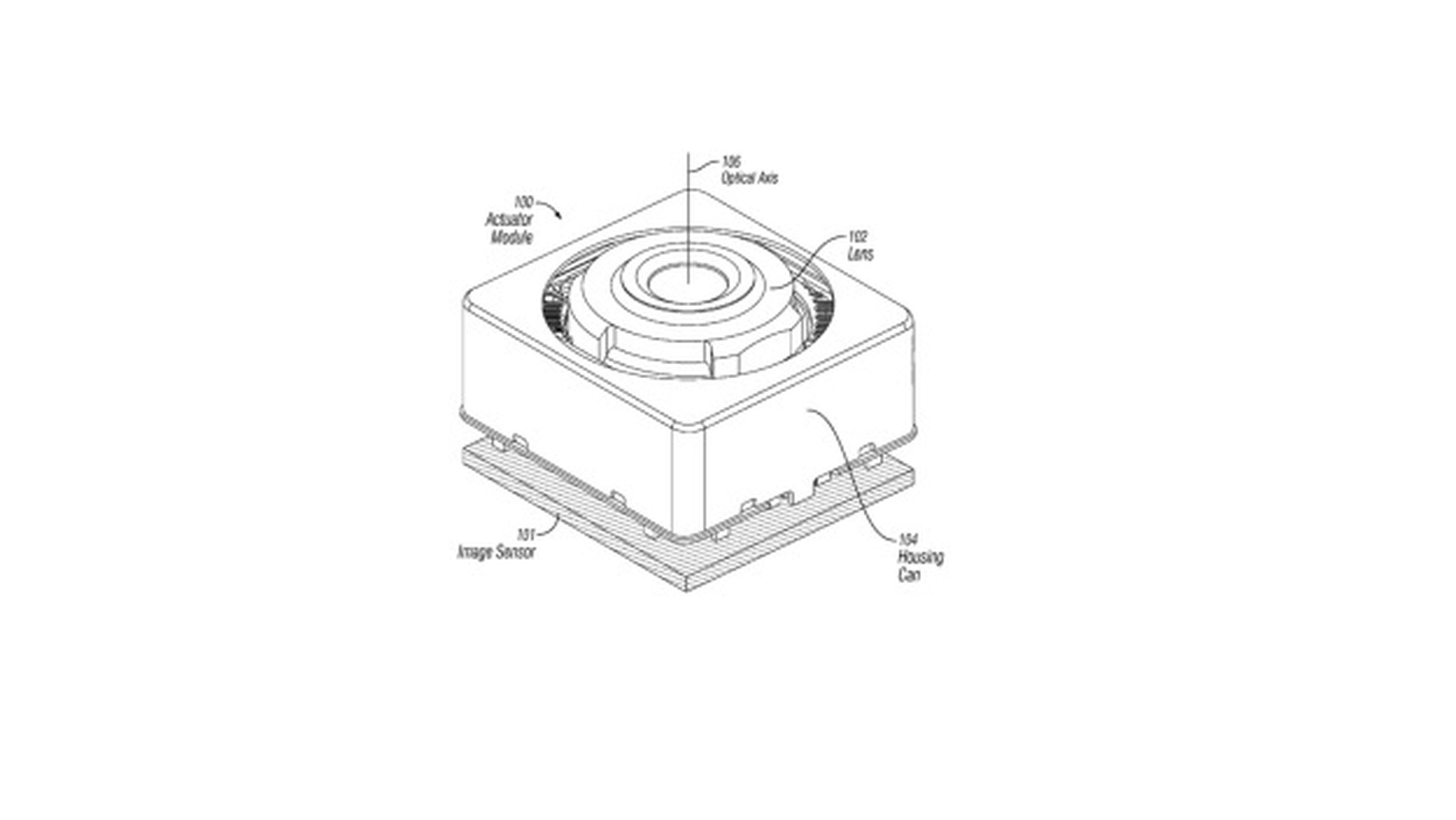 Patente Apple estabilización óptica