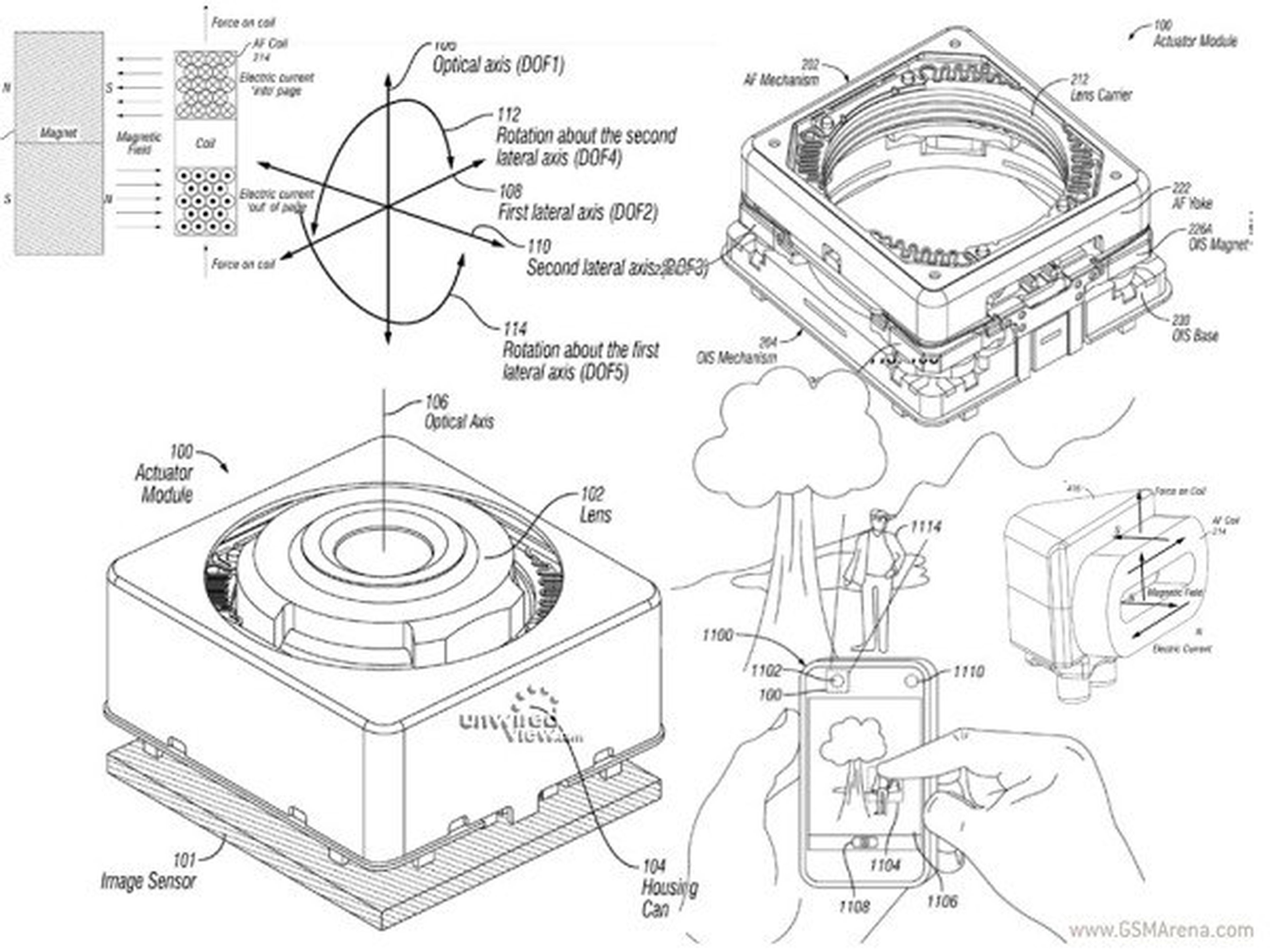 Patente de Apple sobre estabilización óptica en el iPhone