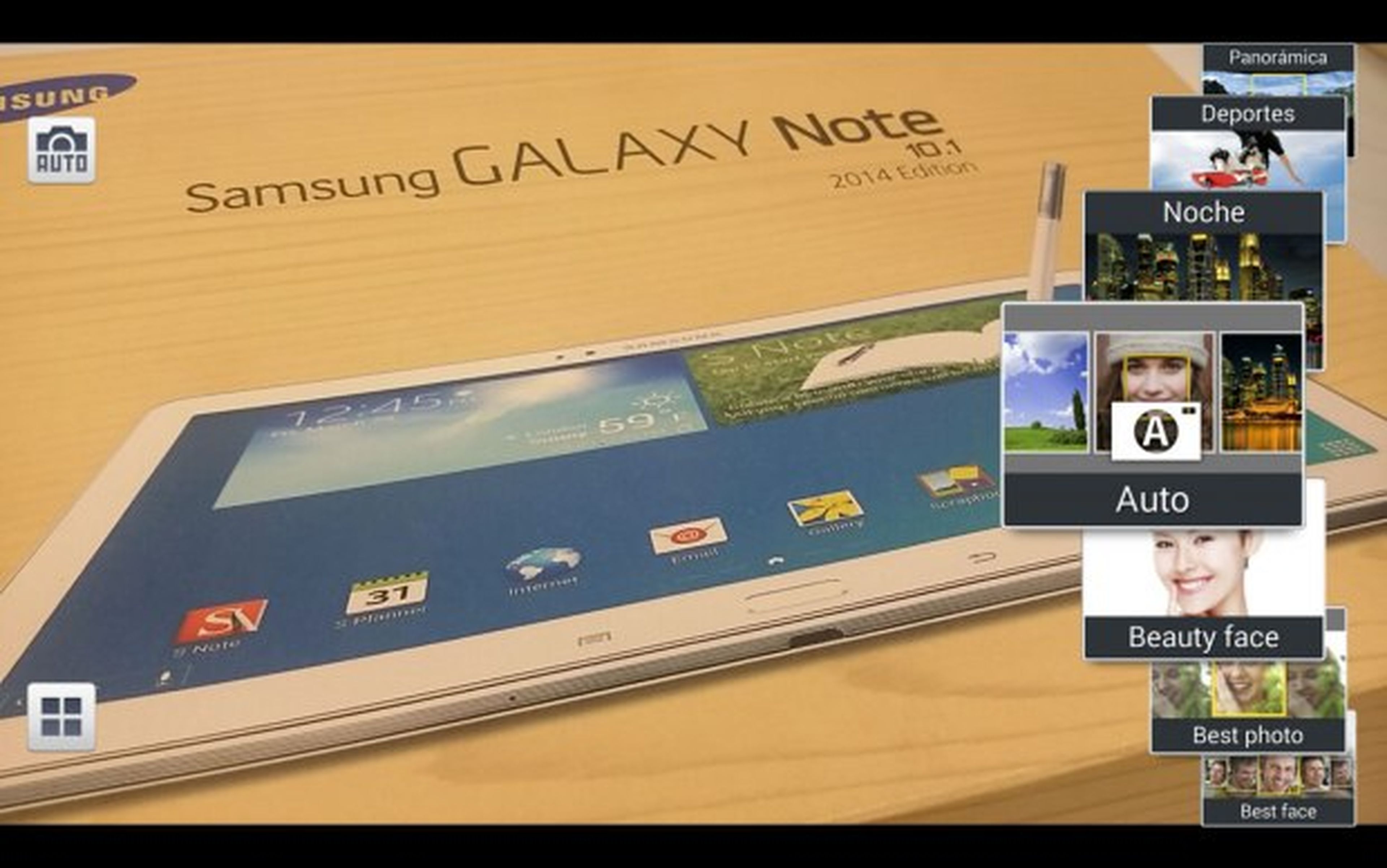 Modos Samsung Galaxy Note 10.1