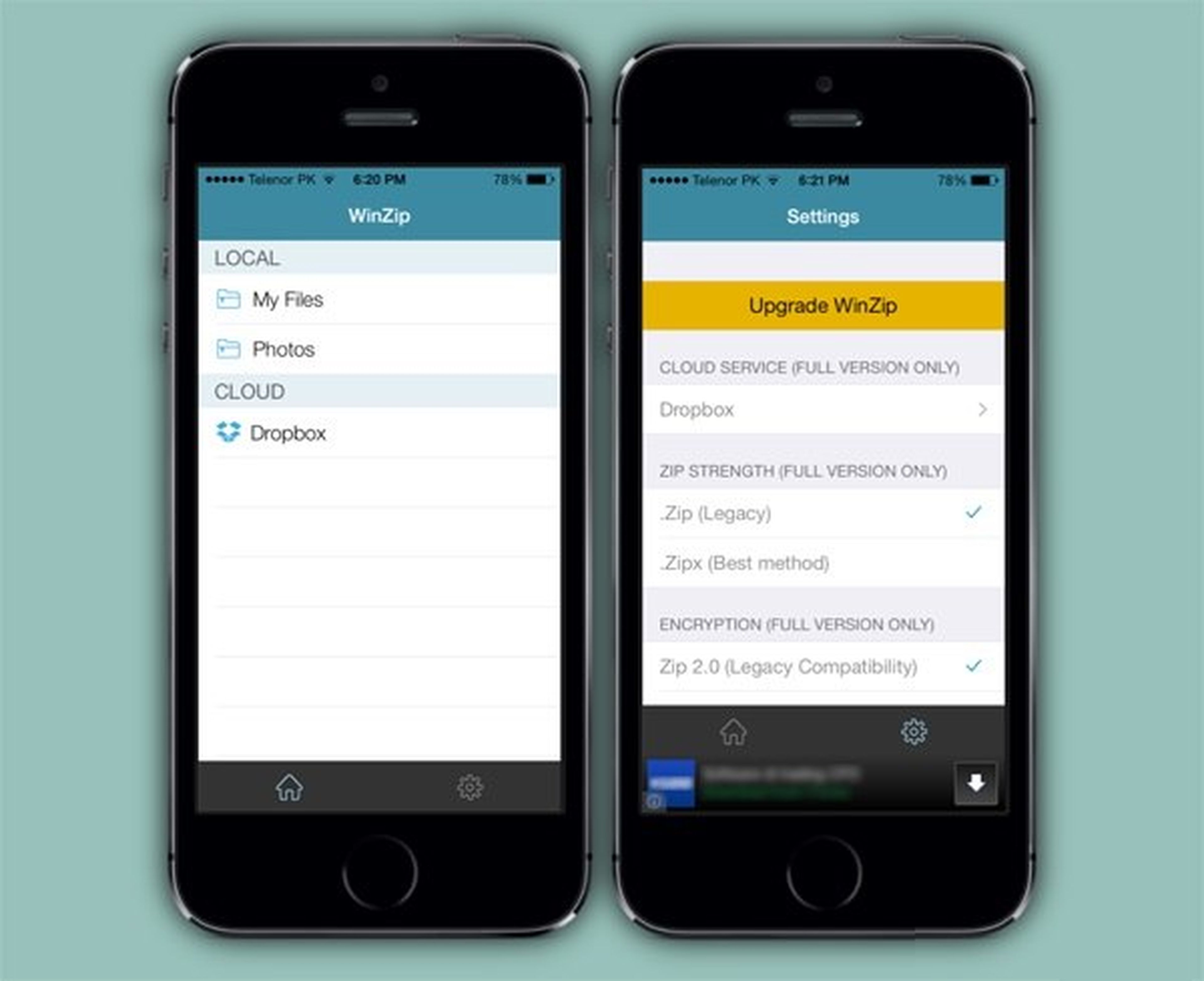 Actualización de WinZip para iOS 7 disponible en App Store