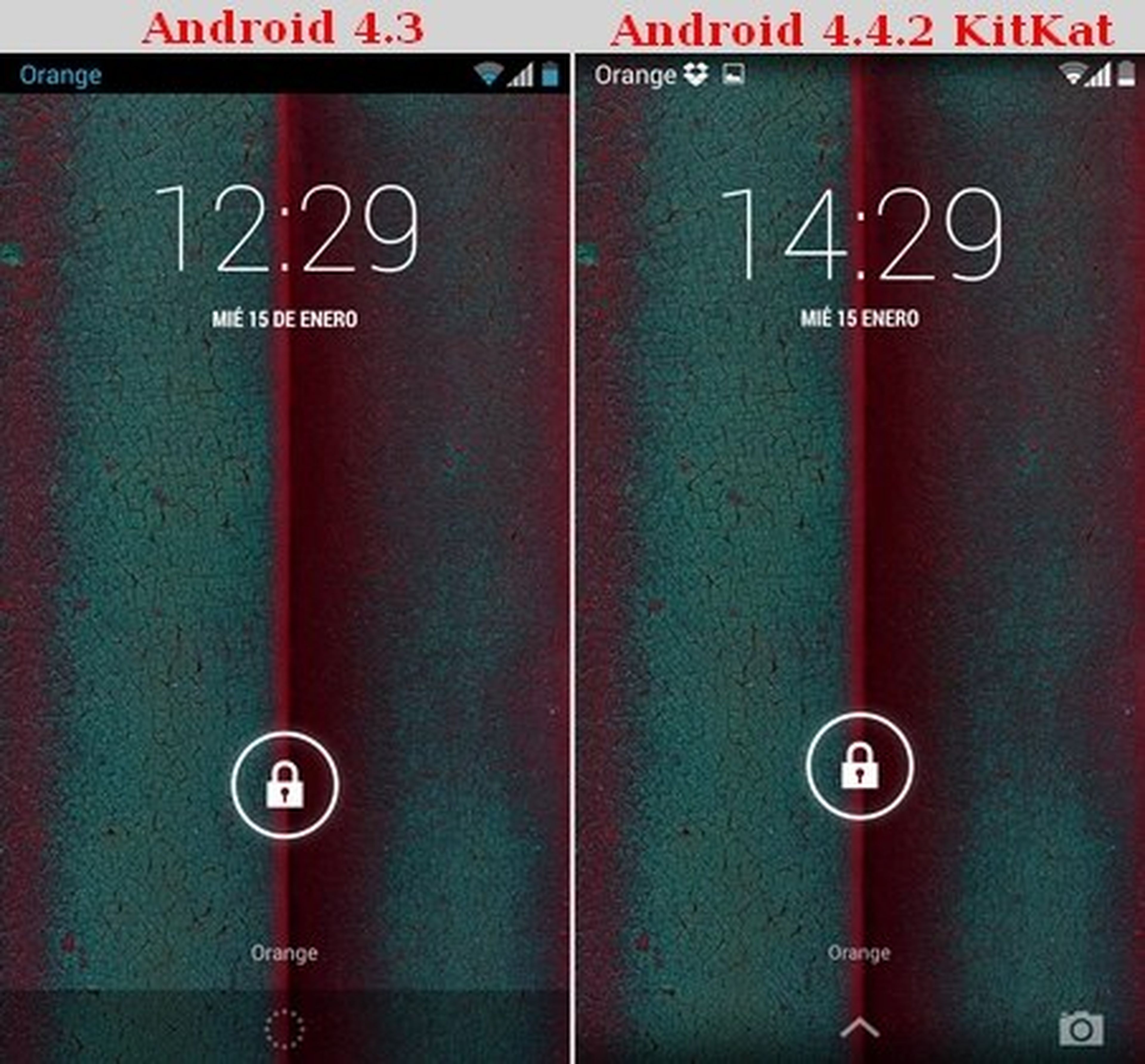 Android KitKat en Moto G