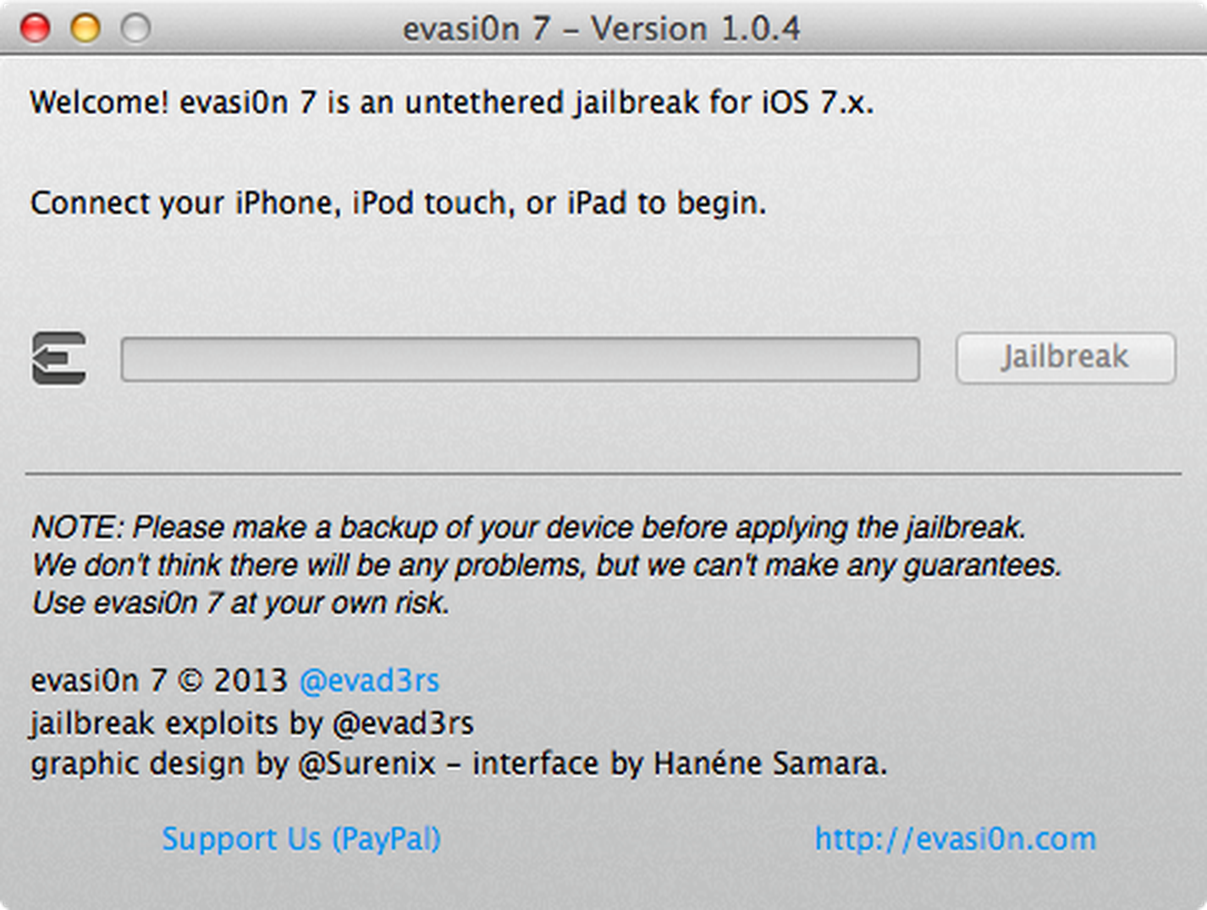 Actualización de jailbreak en iOS 7 para corregir fallos