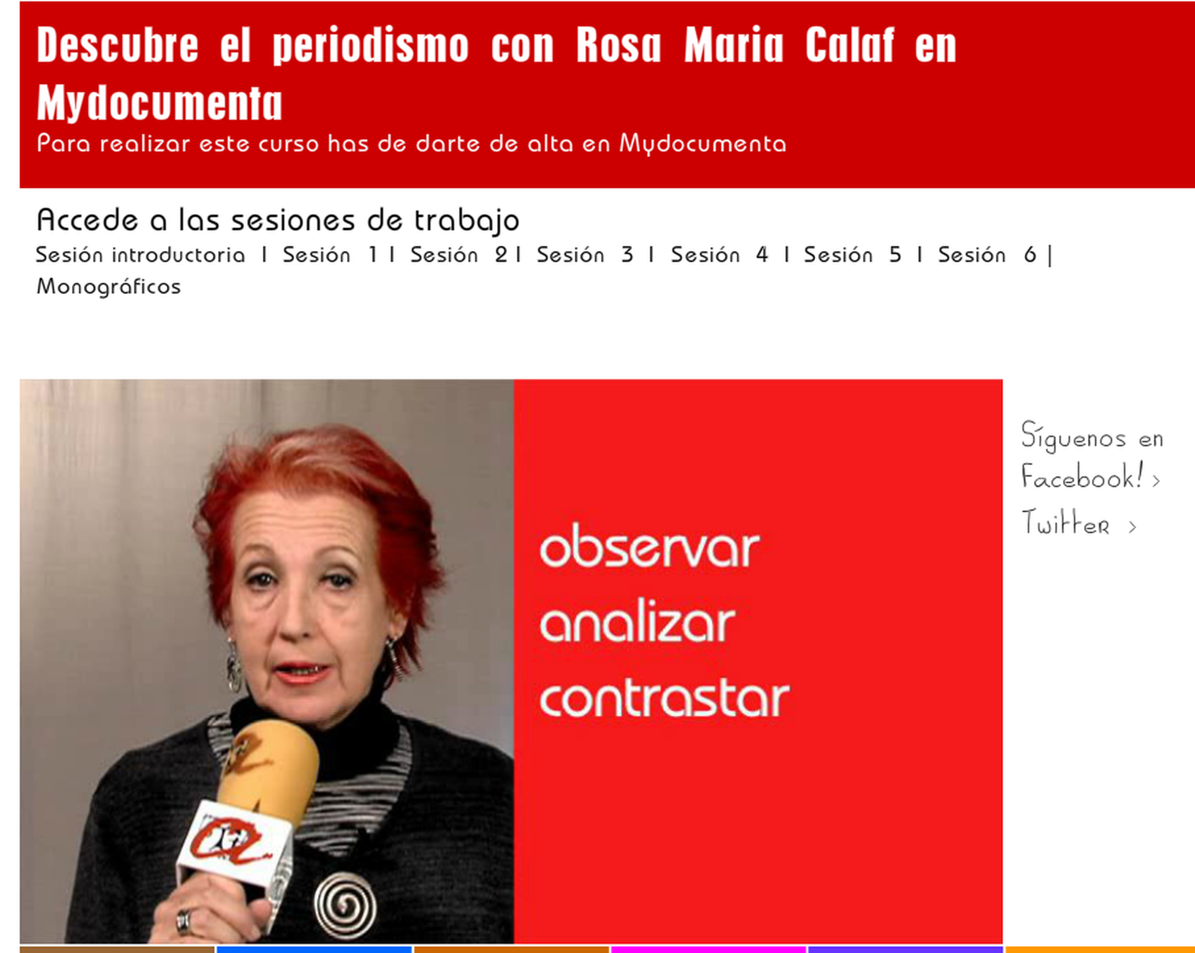 curso Rosa María Calaf gratis