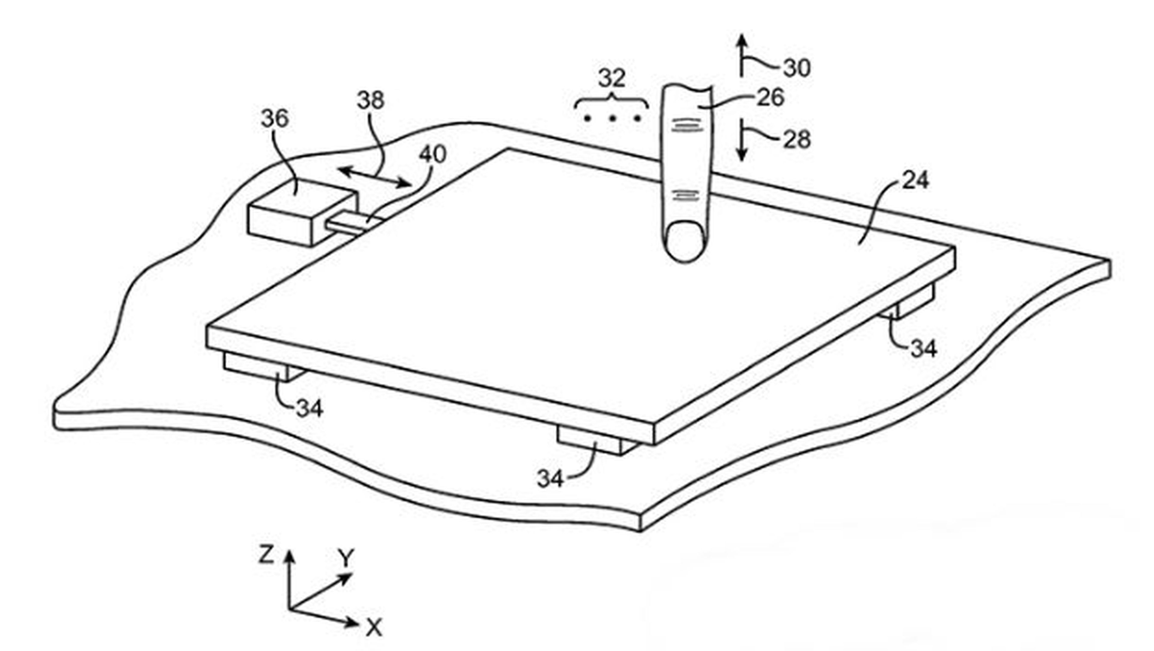 Apple patentiza nuevo trackpad con sensores de fuerza y retroalimentación