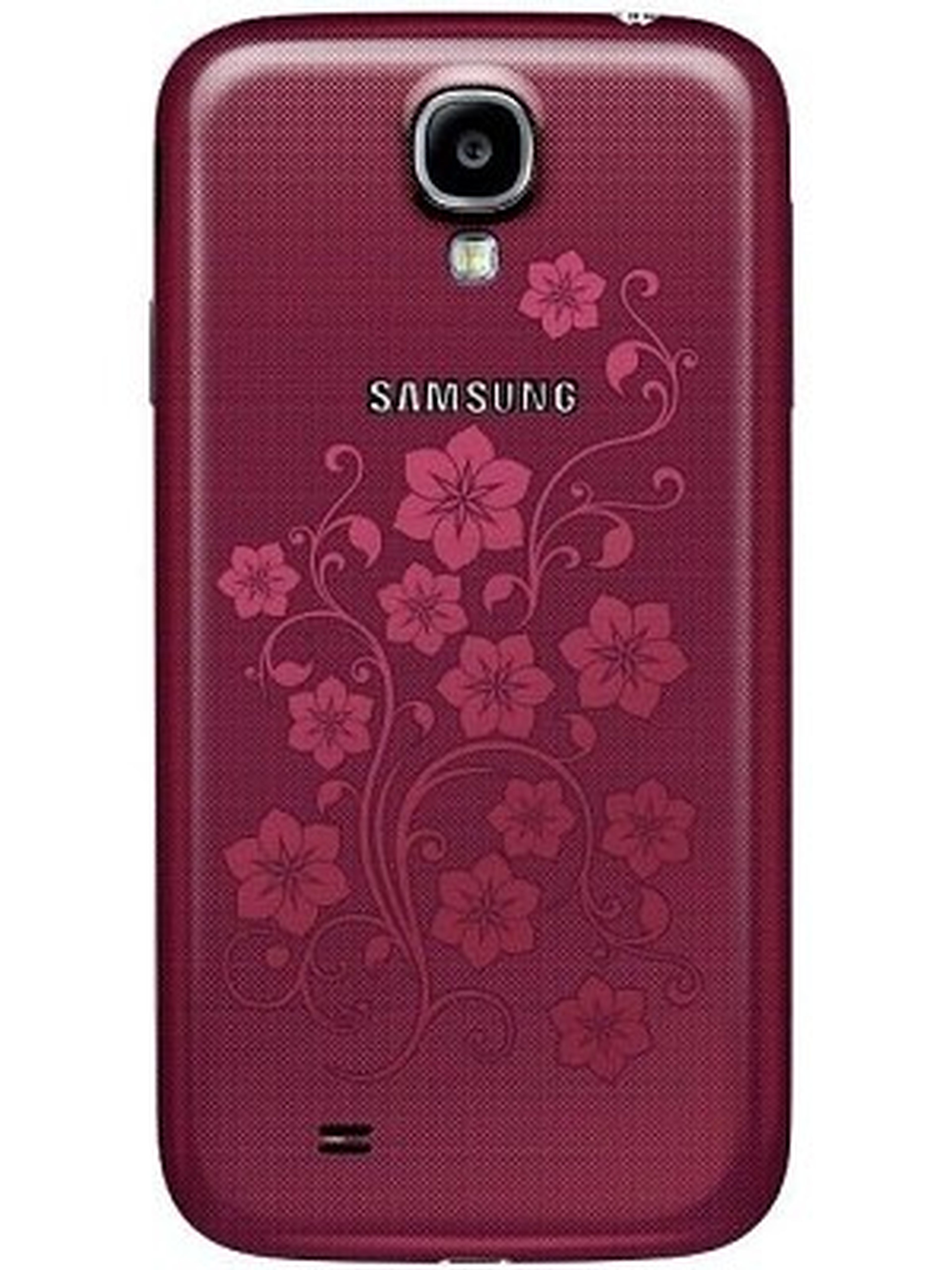 Nueva edición del Samsung Galaxy S4 La Fleur, en color rojo