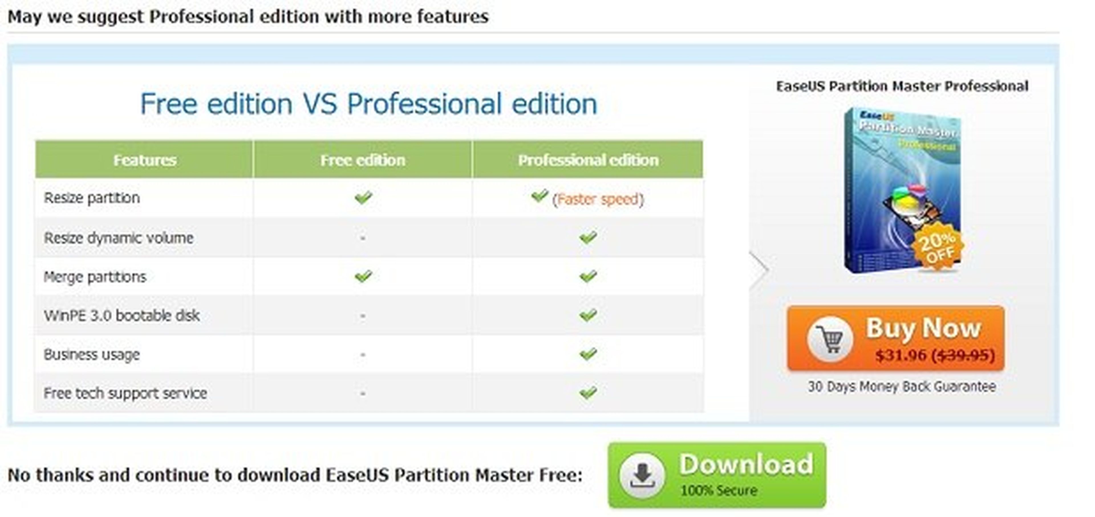 Instala Partition Manager