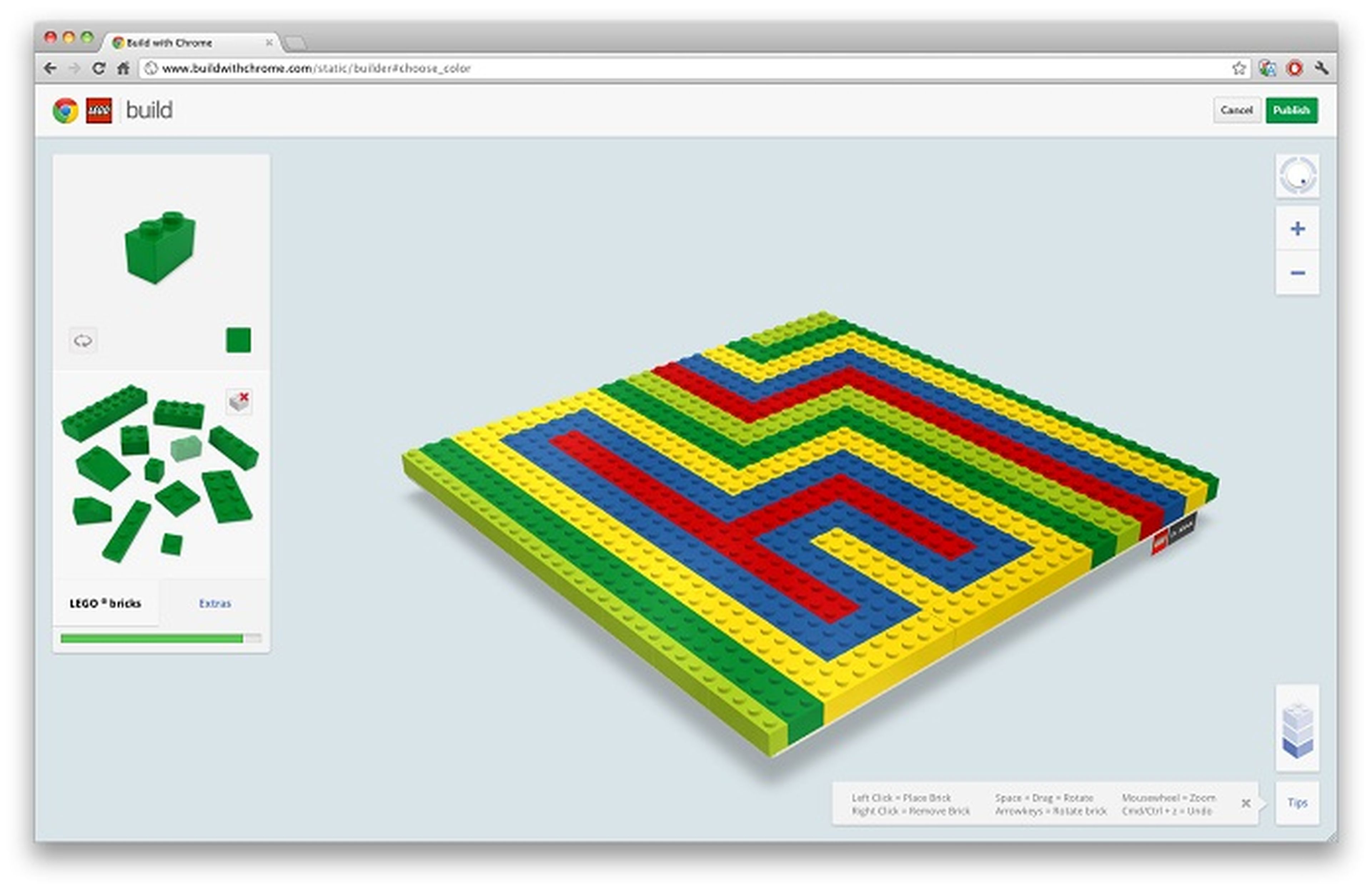 Google Chrome LEGO app web "The LEGO Movie"