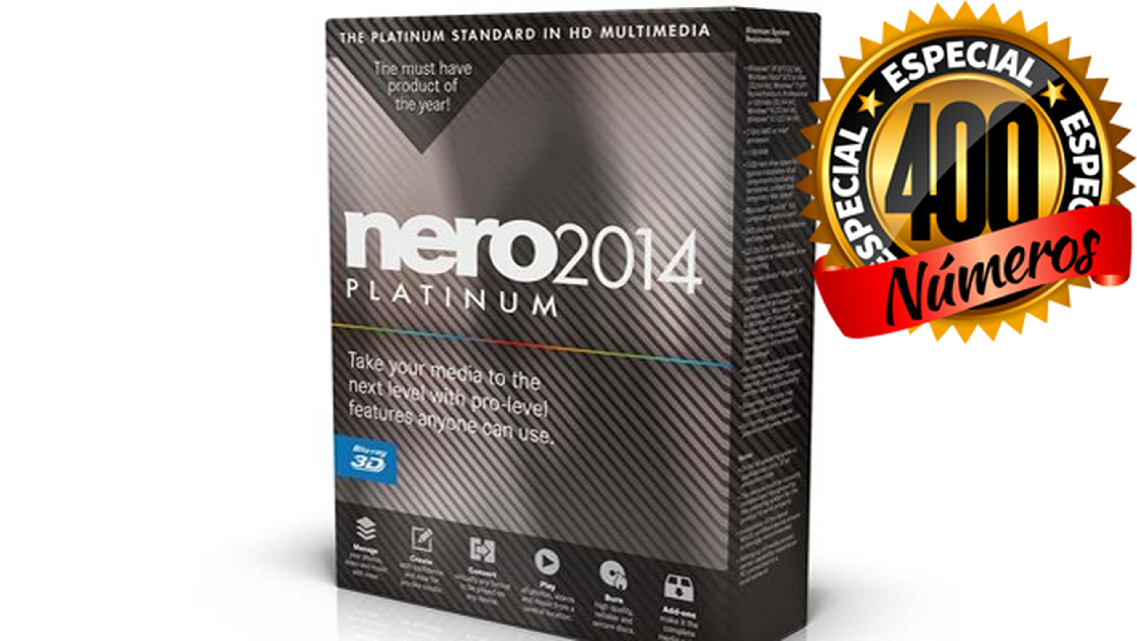 Computer Hoy sortea 2 Nero 2014 Platinum por su número 400