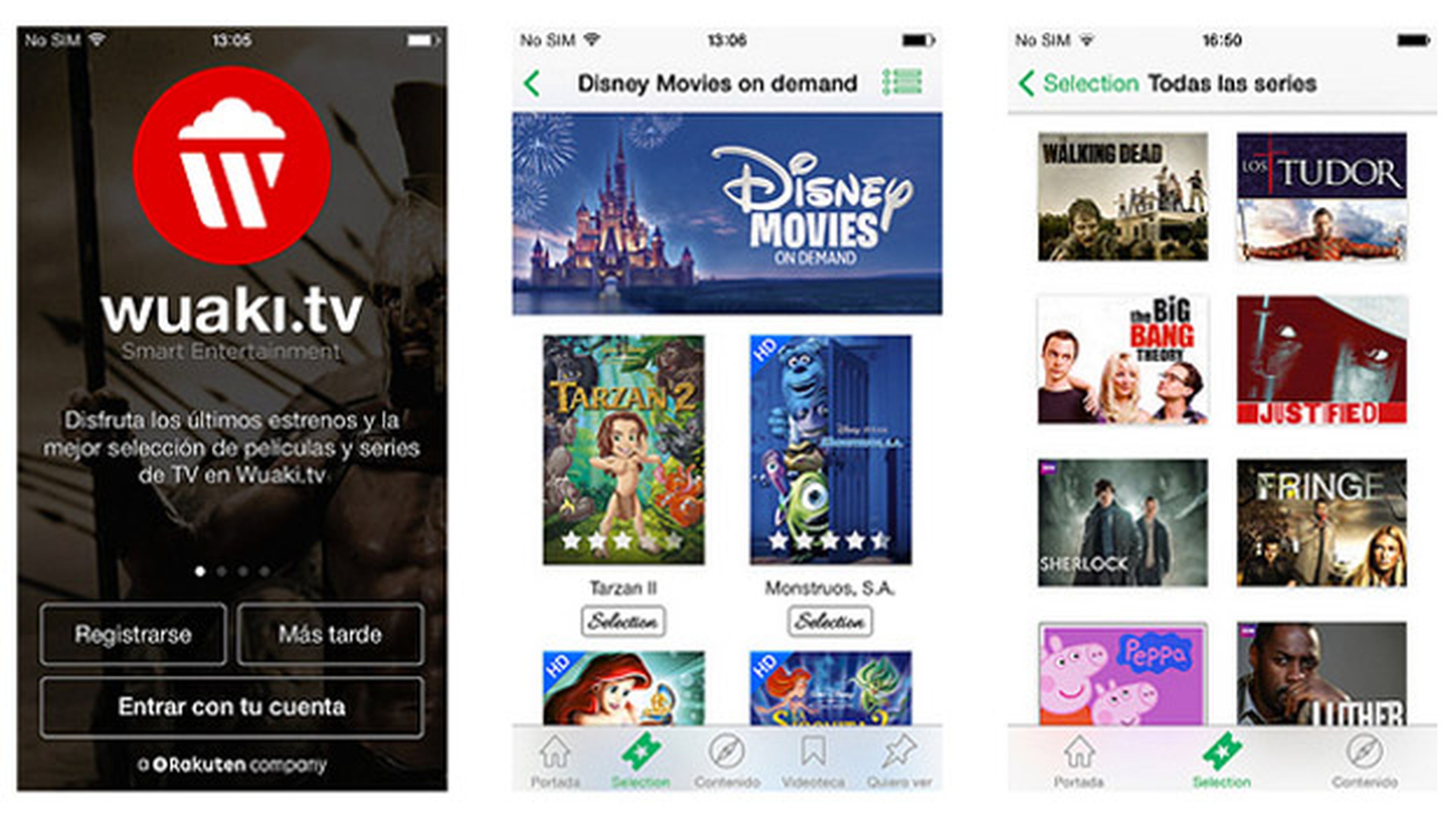 Wuaki.tv Player para iOS 7 para iPad, iPhone y iPod Touch