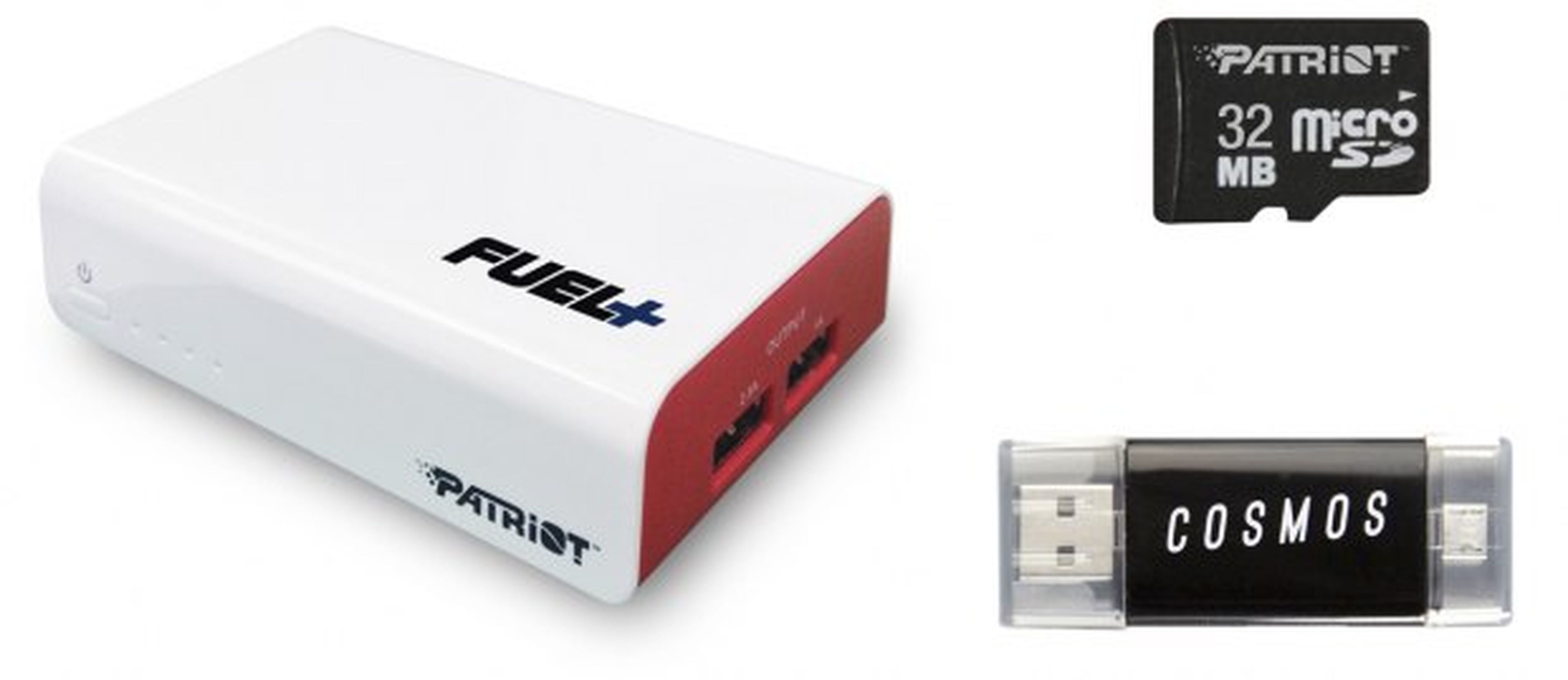 Batería portátil Patriot Fuel+ con Lector Cosmos USB OTG