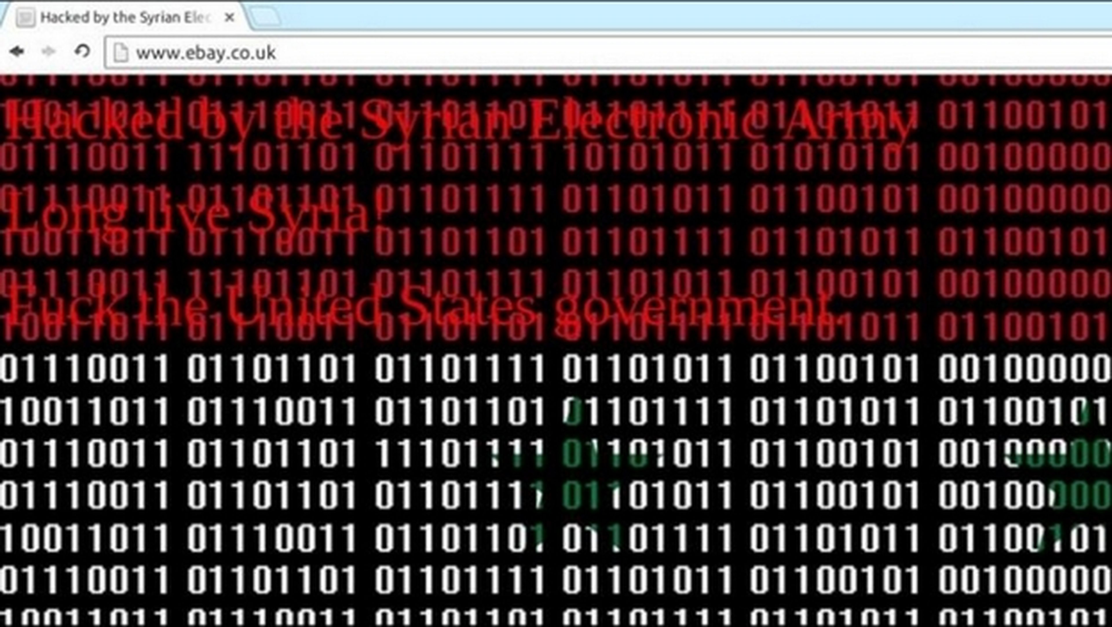 El grupo de hackers Ejército Electrónico Sirio hackea PayPal y eBay. No se ha accedido a datos de usuarios.