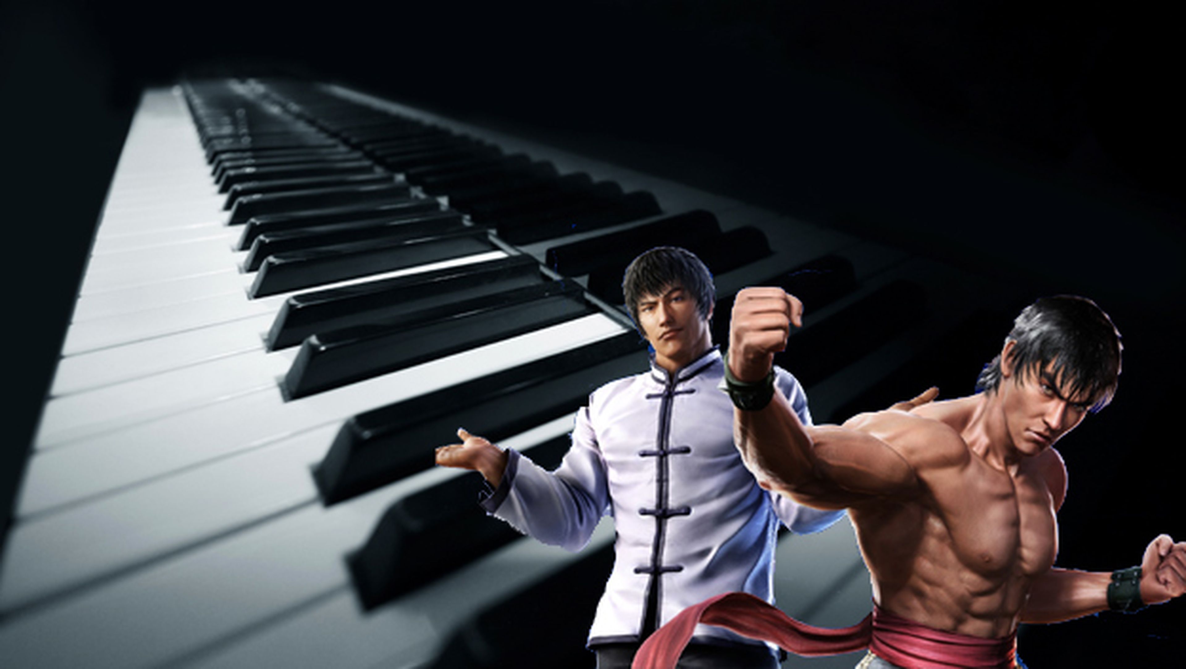 juega al Tekken con un piano