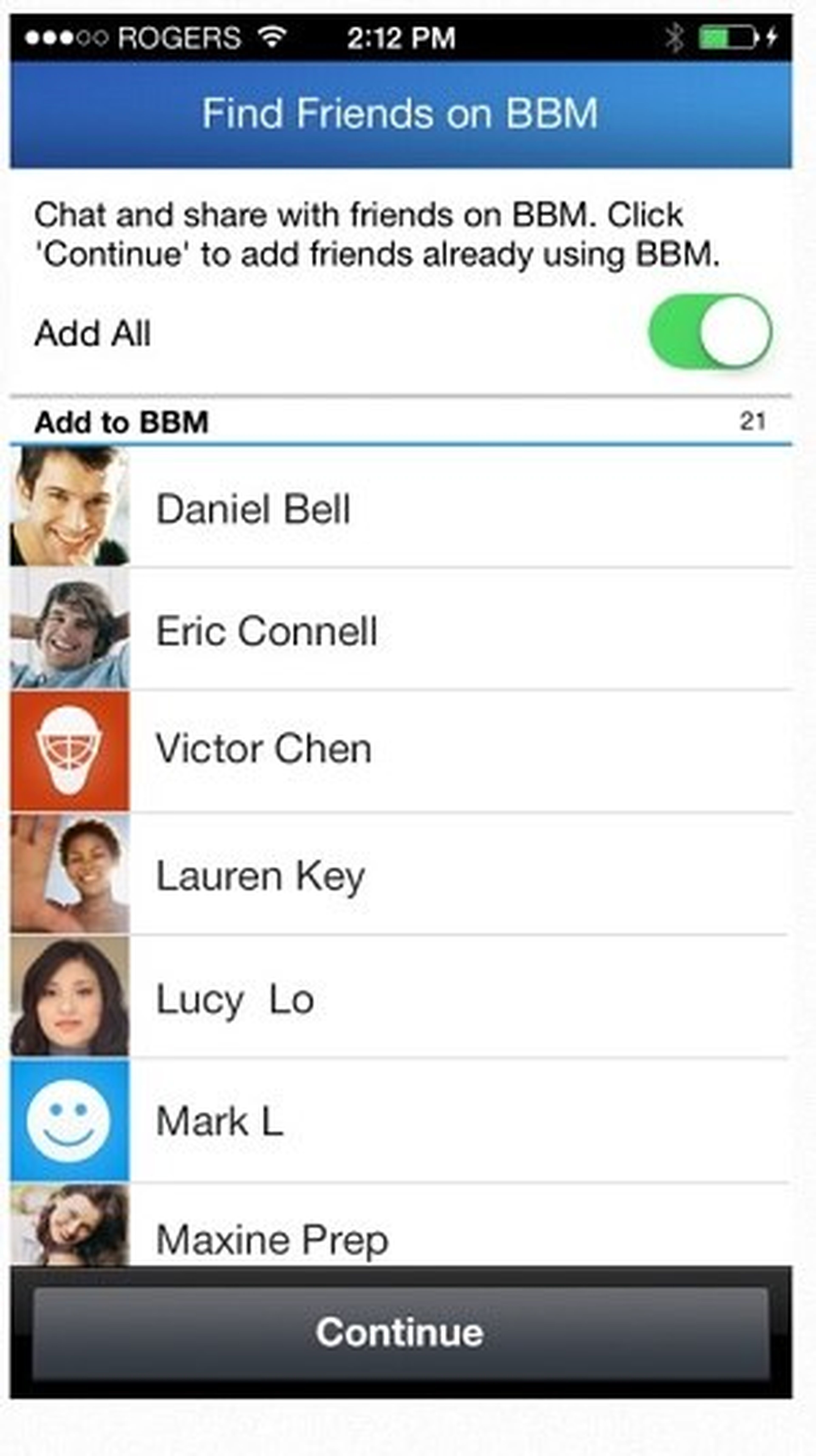 Actualización de BlackBerry Messenger para Android e iOs