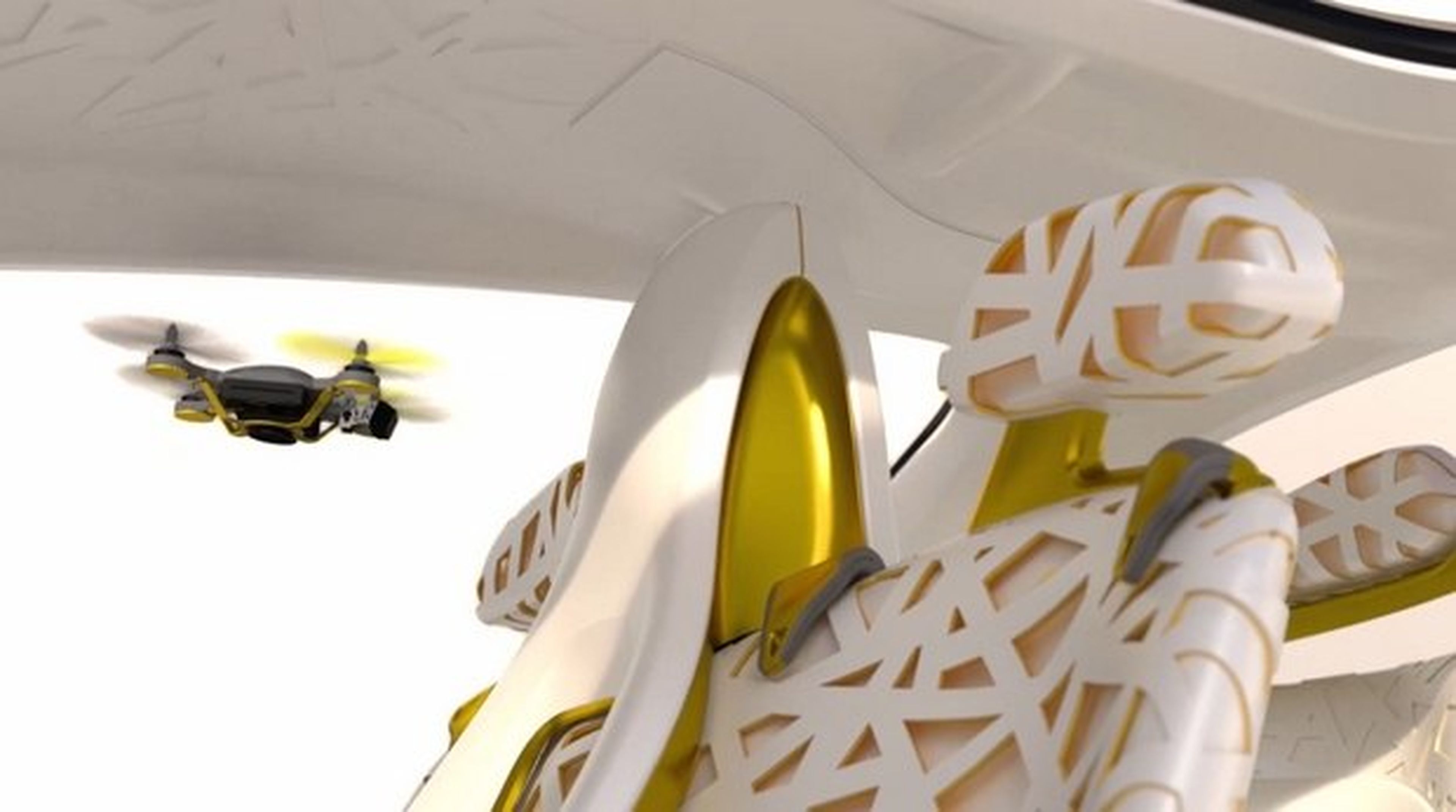 Renault Kwid con dron volador
