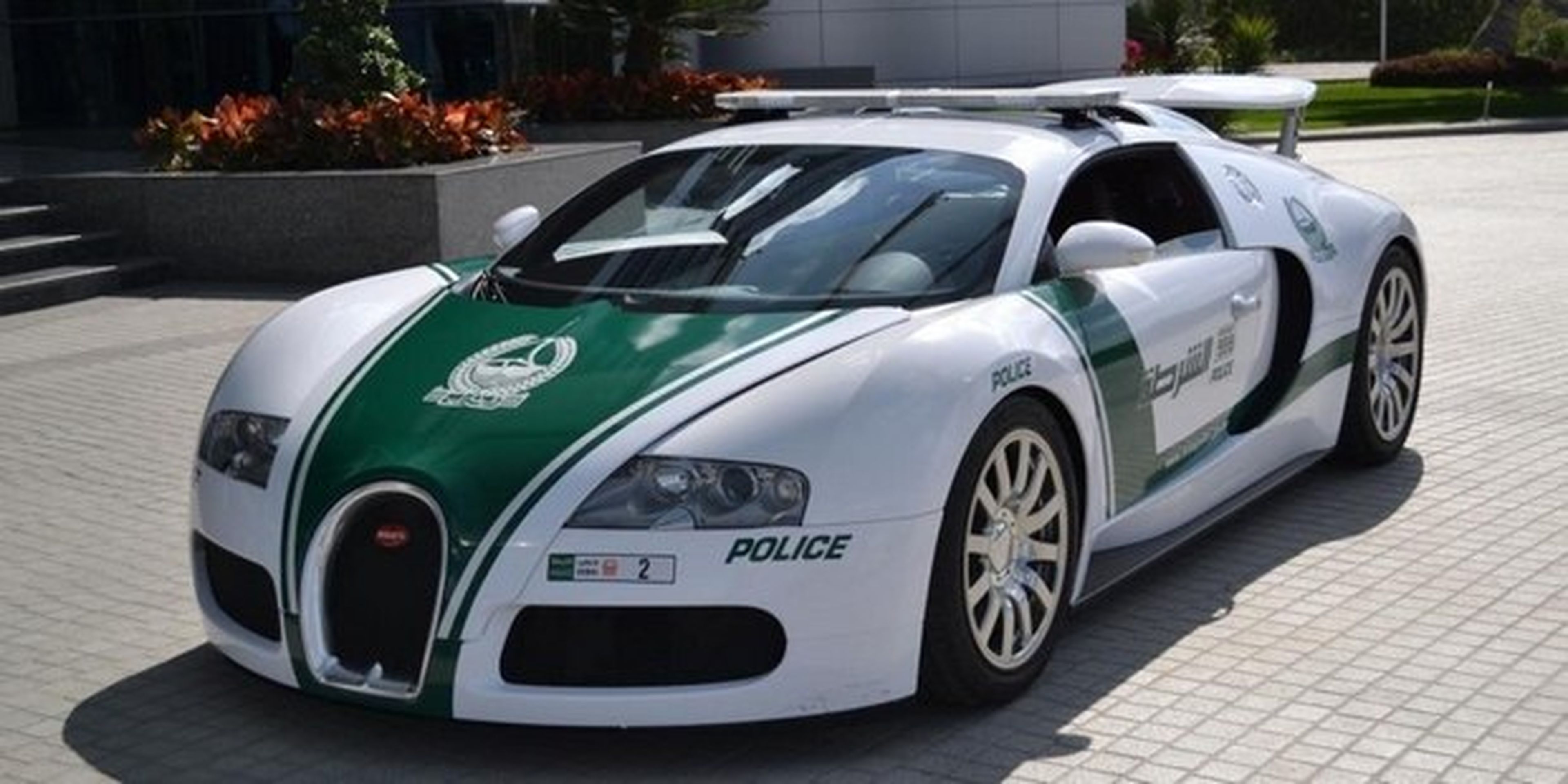 Los coches de la policía de Dubai
