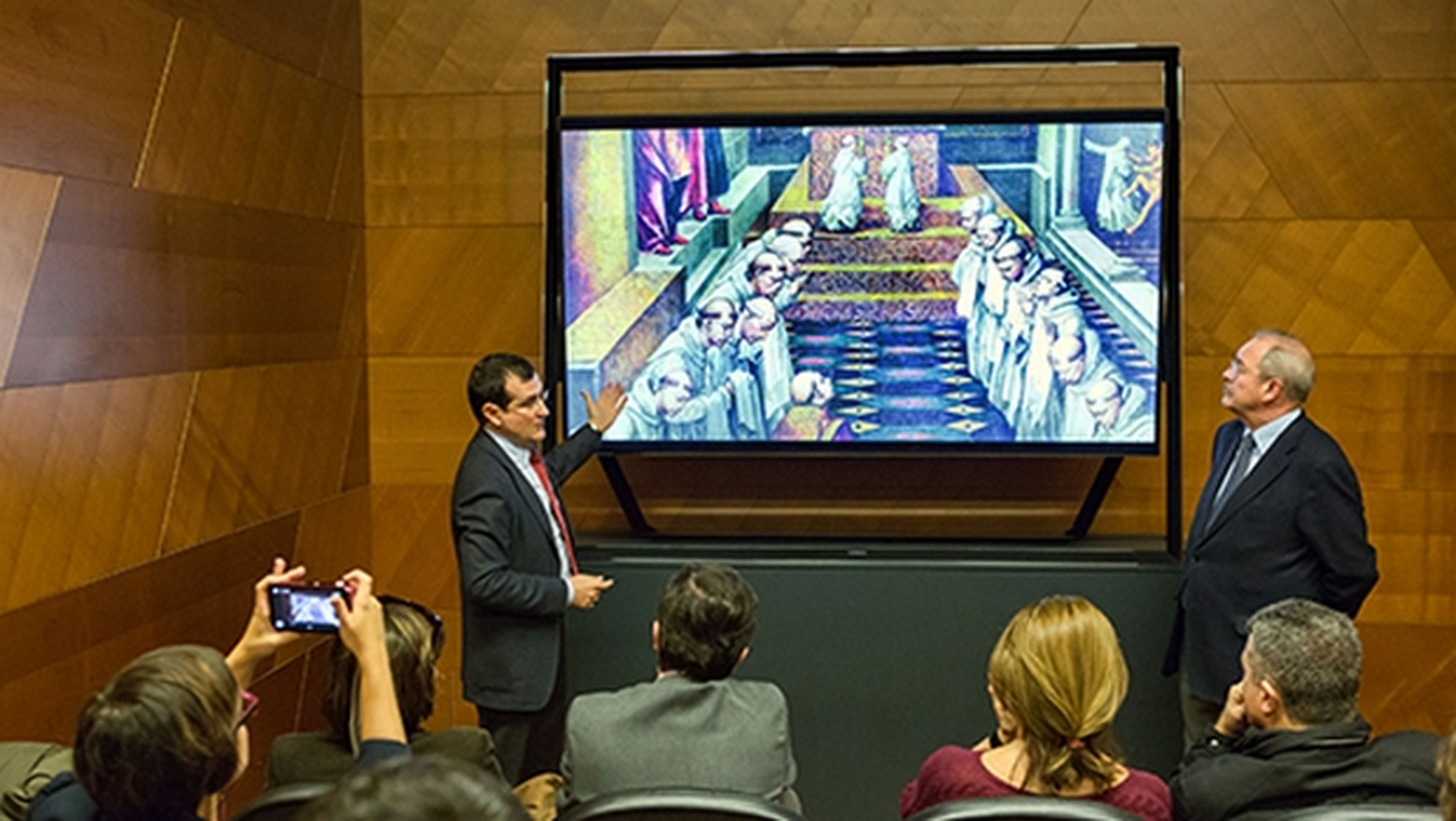Pasión del Prado, el primer documental español rodado en 4K, se exhibe en el Museo del Prado en un televisor Samsung 4K