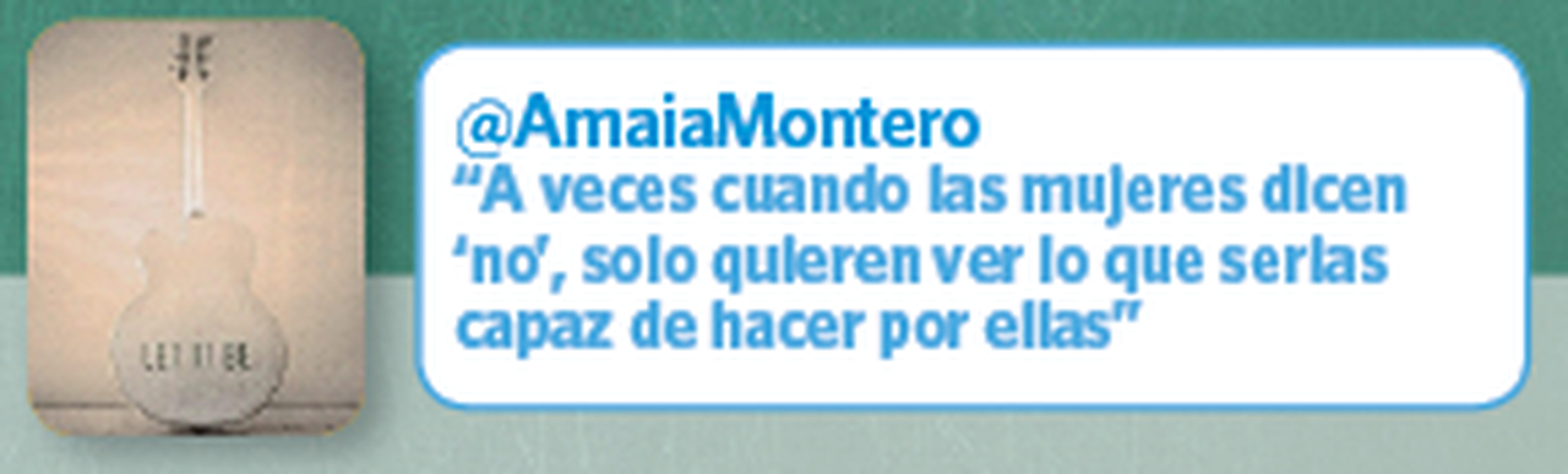 Twitter Amaia Montero