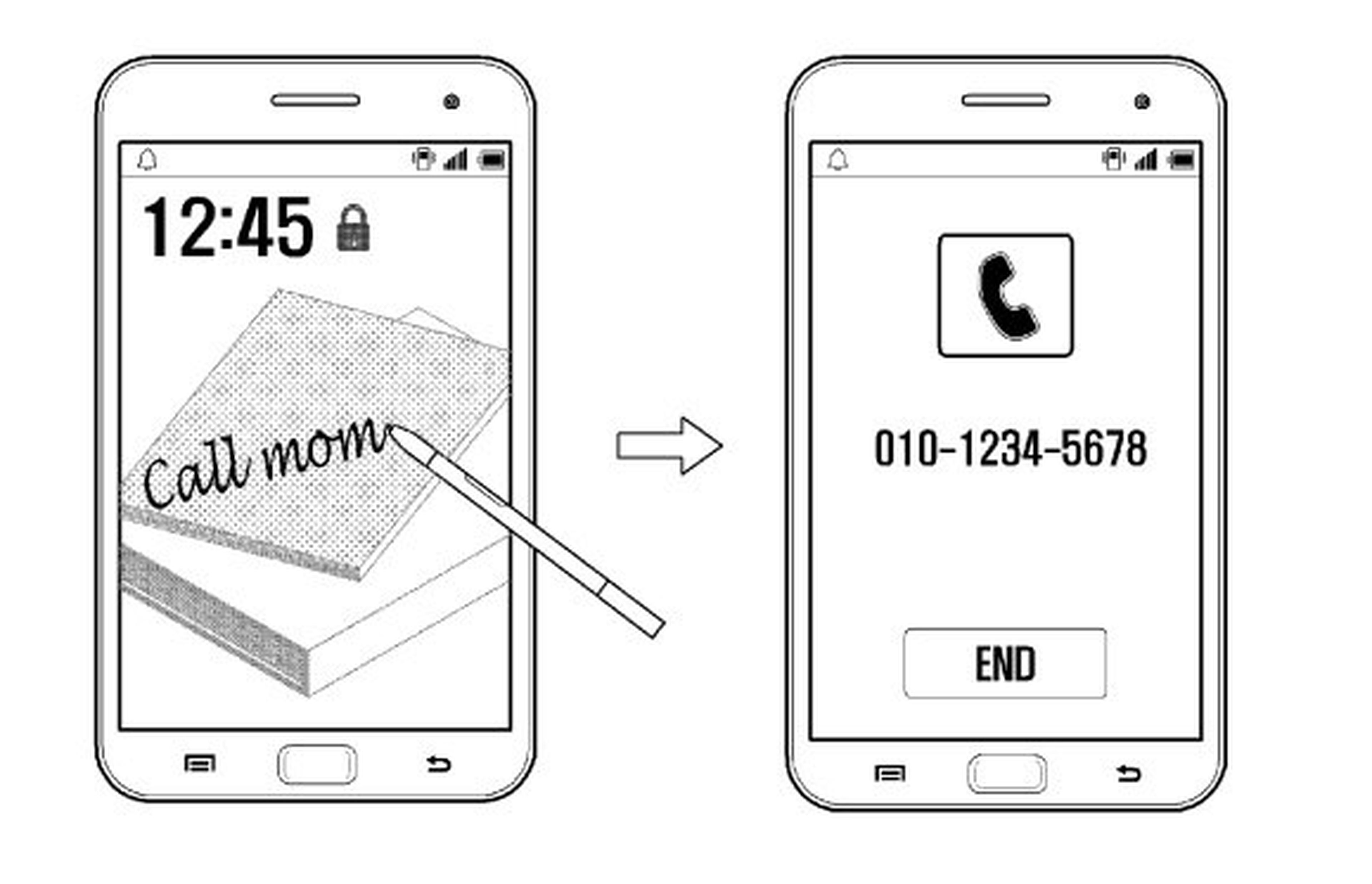 Samsung patenta el control manuscrito para el Galaxy Note 4