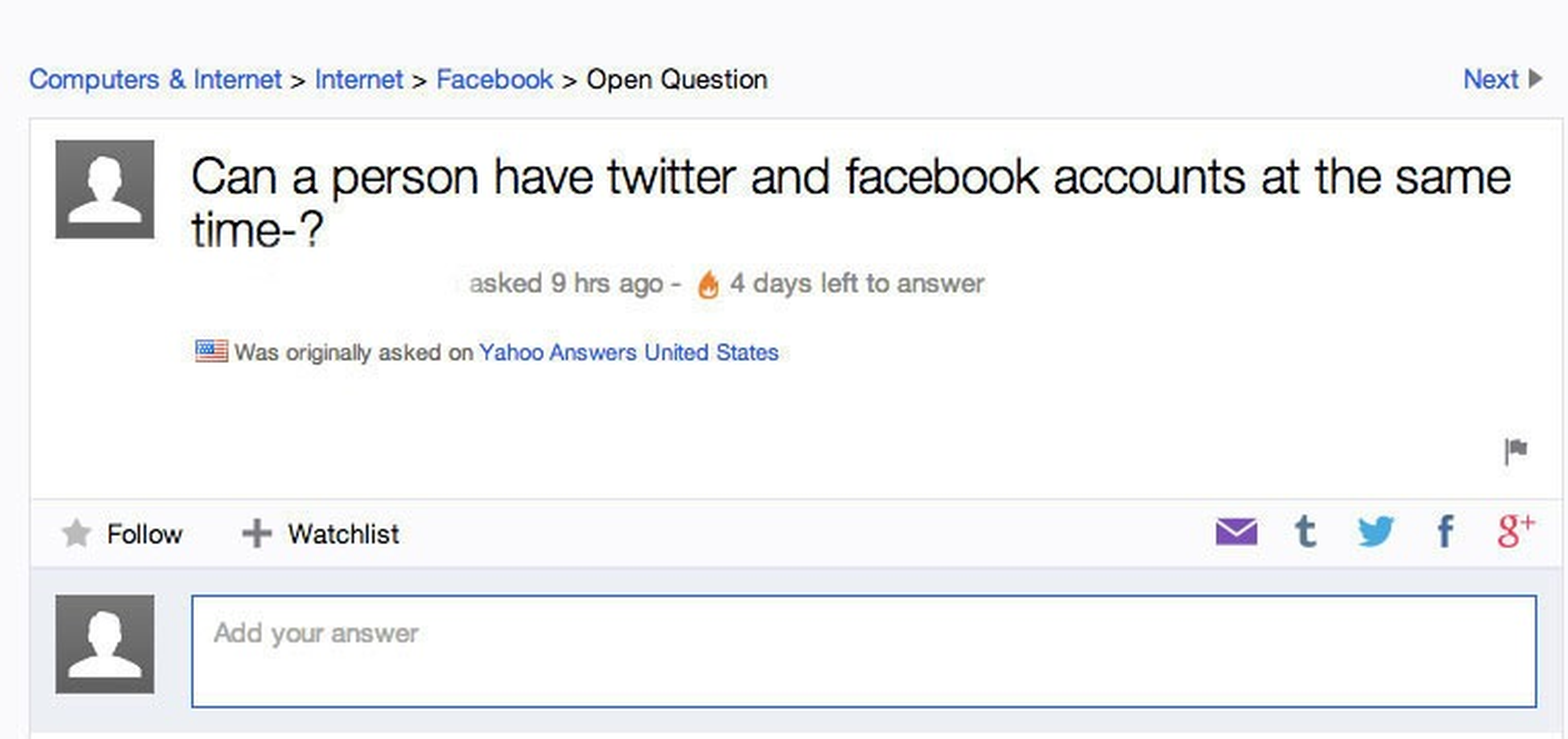 preguntas absurdas yahoo answers facebook