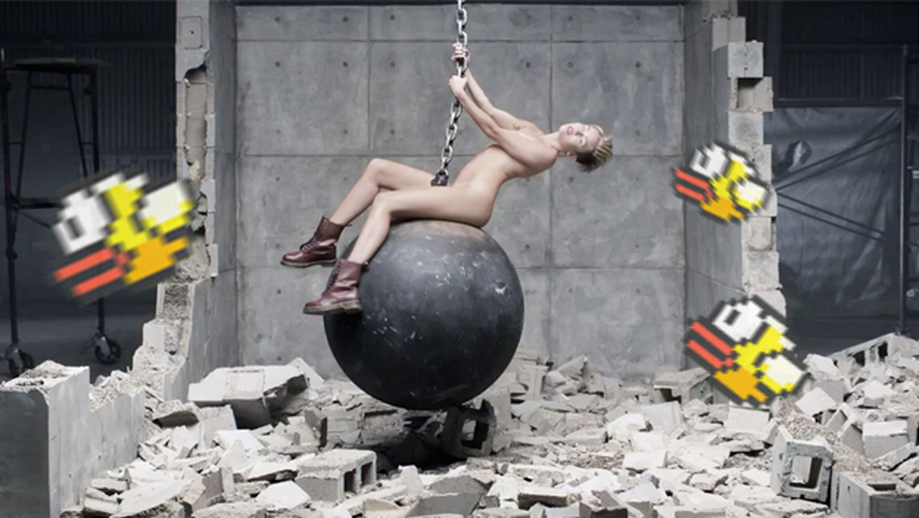 Flying Cyrus, la unión de Flappy Bird y Miley Cyrus