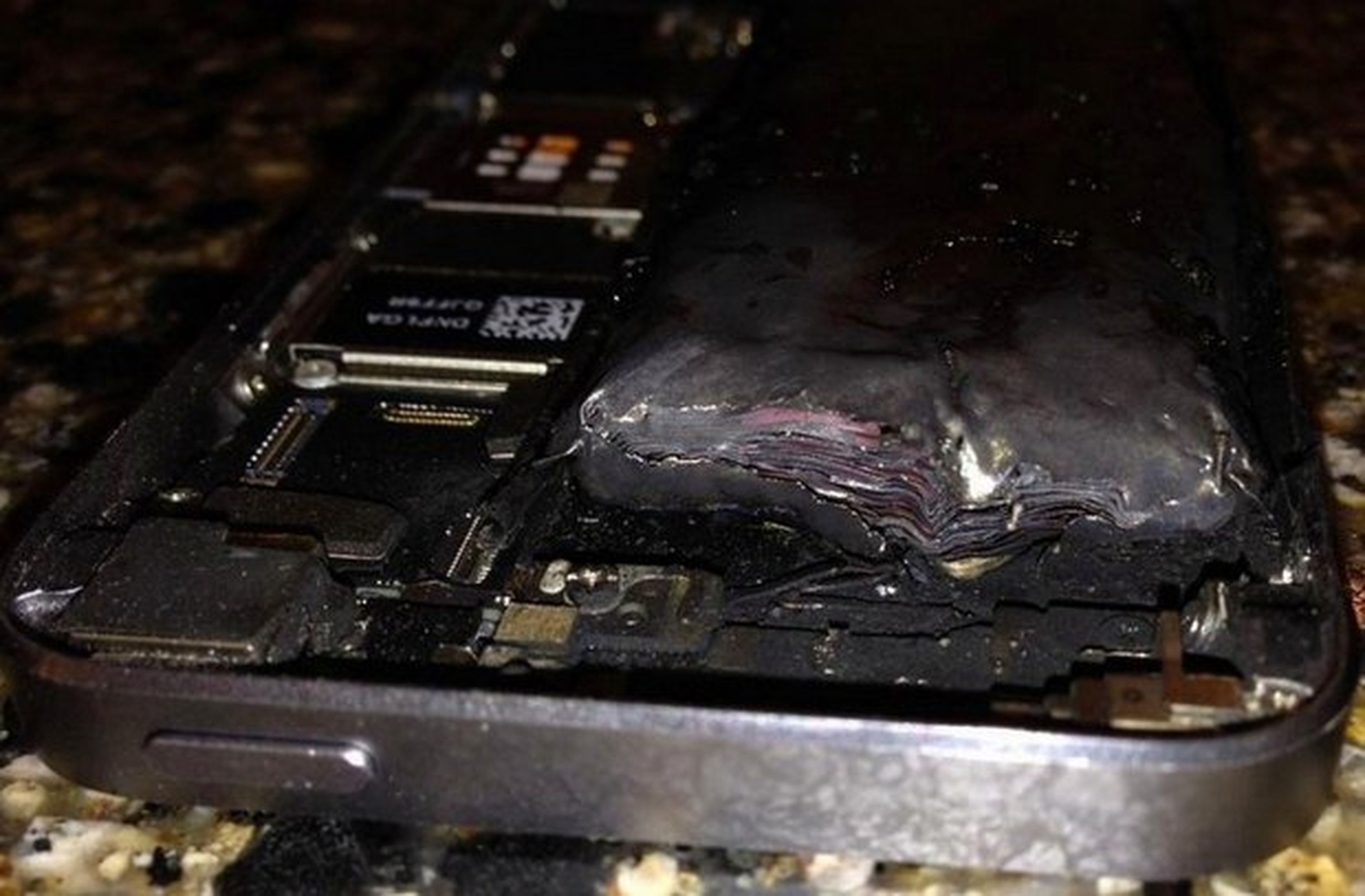 iPhone 5S quemado