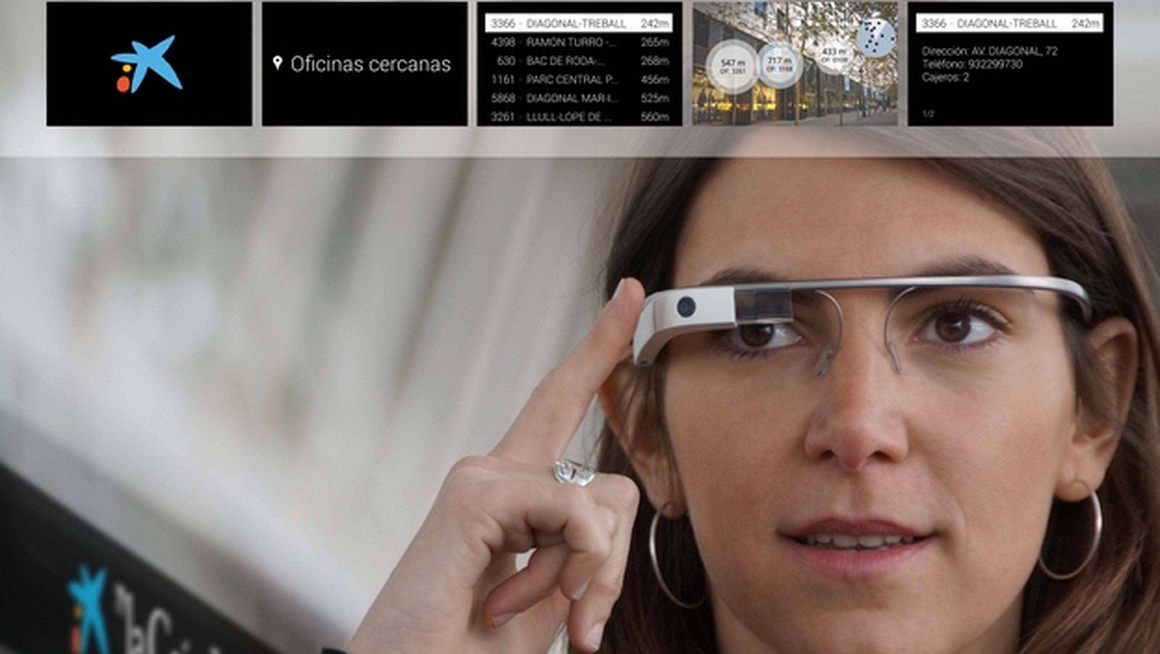 La Caixa presenta su app para Google Glass y el reloj inteligente Sony SmartWatch 2.