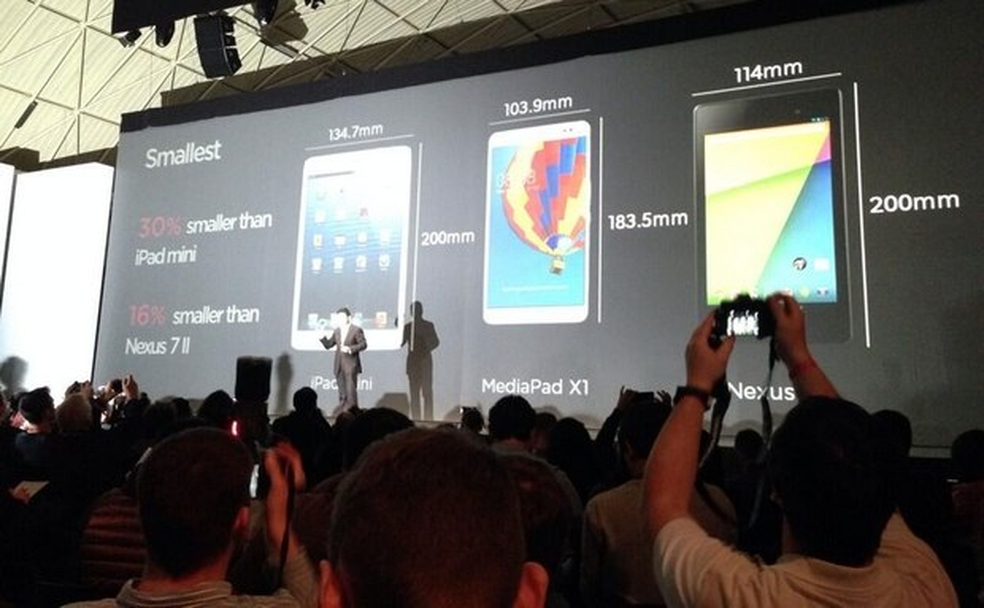 Huawei MediaPad X1 en el MWC