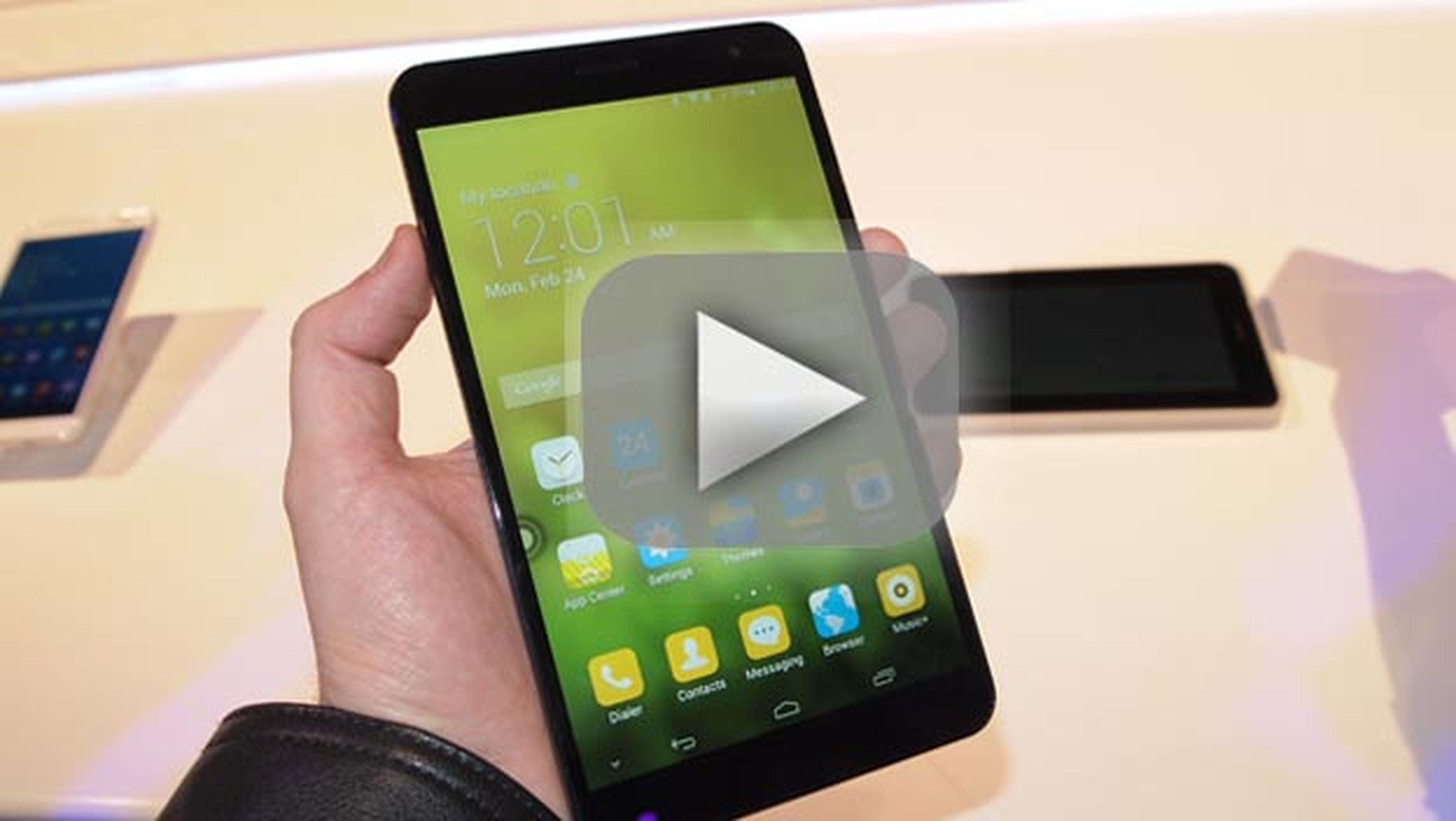 Así es el MediaPad X1 en vídeo, la nueva tablet de Huawei